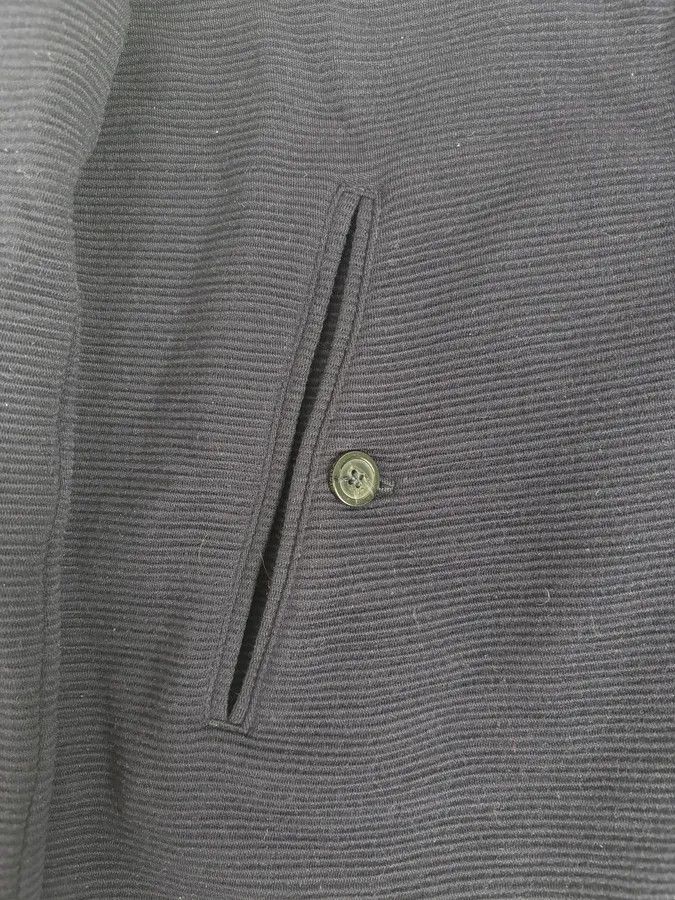 Emporio Armani SS2016 Emporio Armani Navy Wool Minimalist Zip-up Jacket Size US L / EU 52-54 / 3 - 10 Thumbnail