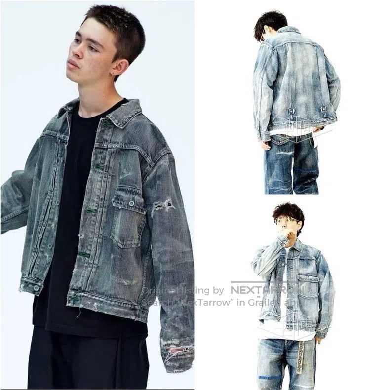 Neighborhood Neighborhood Washed Denim Jacket Size US M / EU 48-50 / 2 - 9 Thumbnail