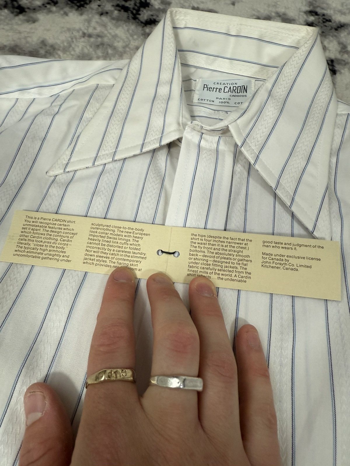 Pierre Cardin Vintage 70s Pierre Cardin Button Up Shirt Size US L / EU 52-54 / 3 - 7 Thumbnail
