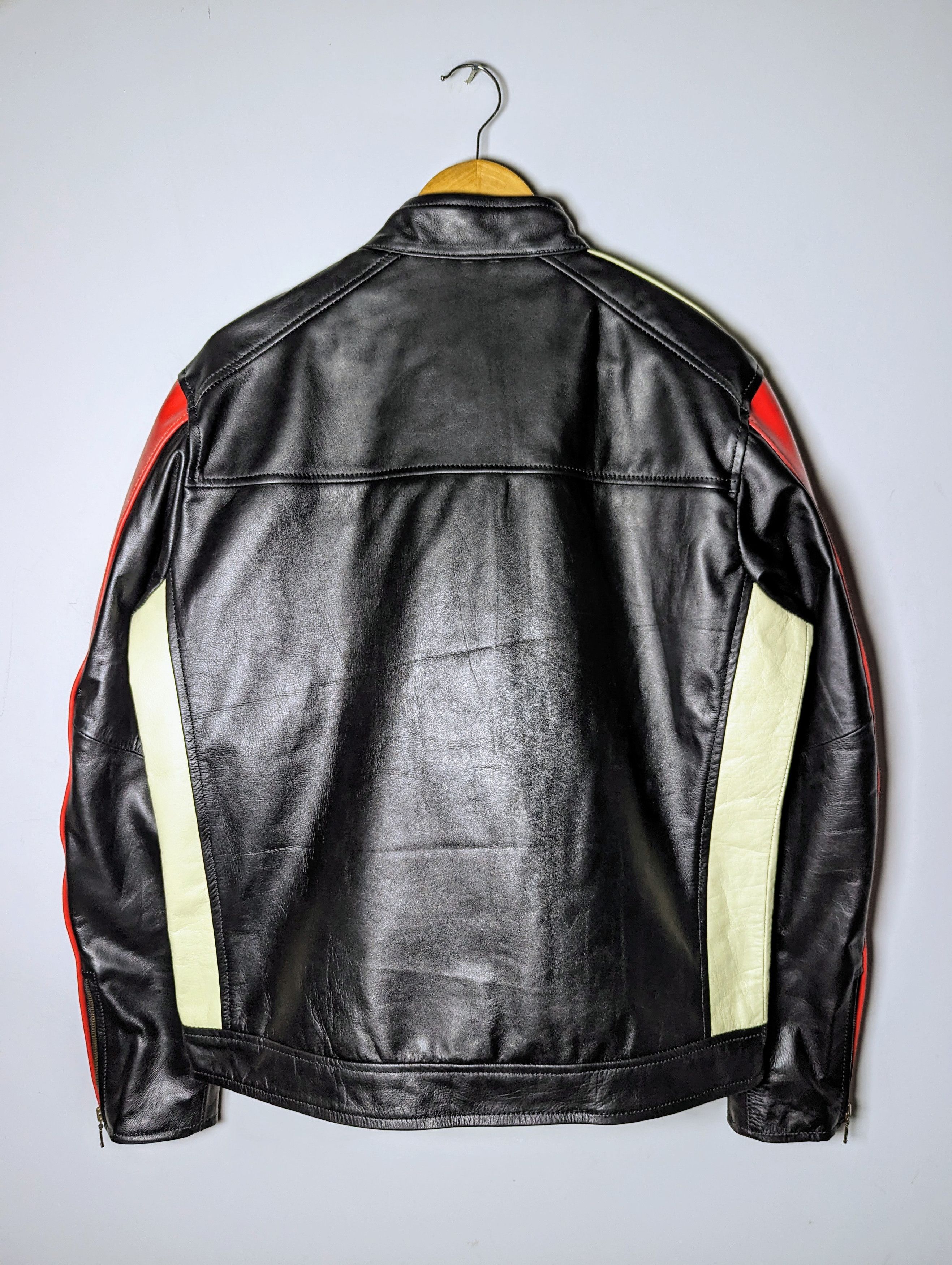 Ferrari 🔥 FERRARI 👀 RACING LEATHER JACKET STREETWEAR Size US M / EU 48-50 / 2 - 2 Thumbnail