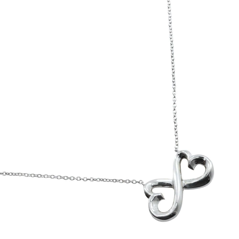 Tiffany & Co. Tiffany & Co. Tiffany Double Loving Heart Paloma Picasso Silver 925 Necklace Metal Necklace DUTY FREE for USA Size ONE SIZE - 1 Thumbnail