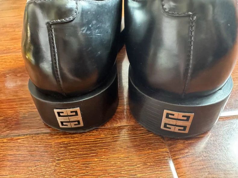 Givenchy Givenchy Men's Leather Shoes, Black Size US 7 / EU 40 - 4 Thumbnail