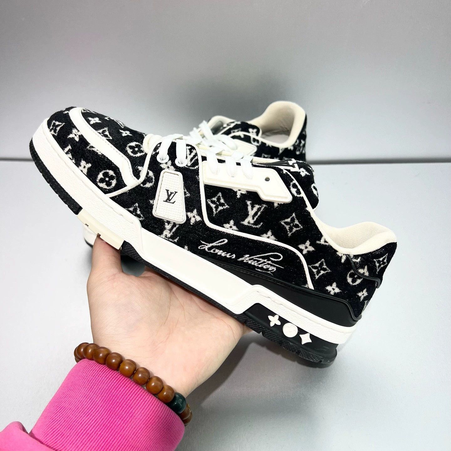 Louis Vuitton Louis Vuitton Suede All-over Monogram Canvas Sneakers Size US 8.5 / EU 41-42 - 6 Thumbnail