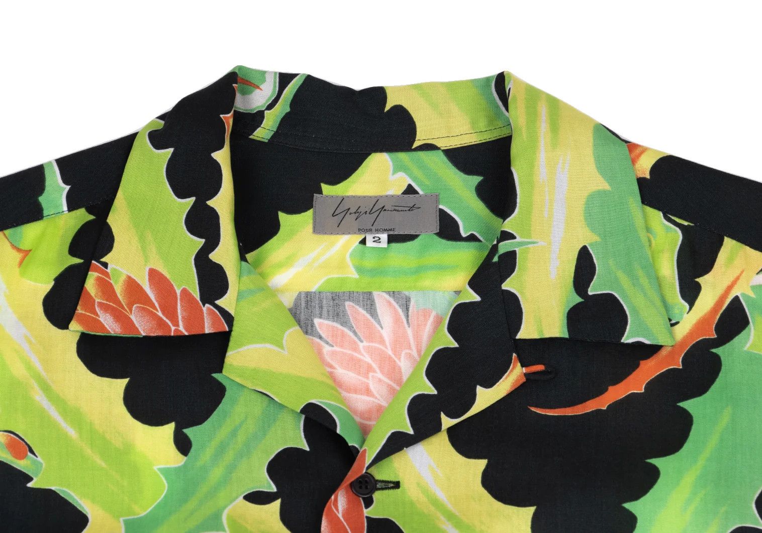 Yohji Yamamoto Yohji Yamamoto Crocodile Aloe Print Aloha Shirt Size US M / EU 48-50 / 2 - 3 Thumbnail