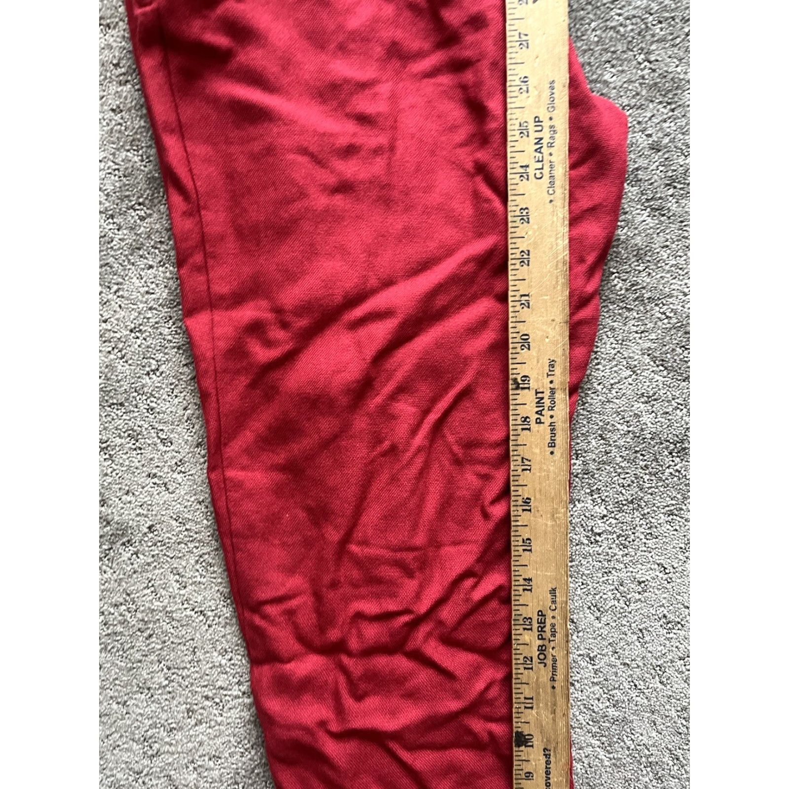 Talbots Talbots Pants Women 6P Red Linen Blend Dress Pants Stretch 27in Inseam Petites Casual Modern Womens Size 28" / US 6 / IT 42 - 6 Thumbnail