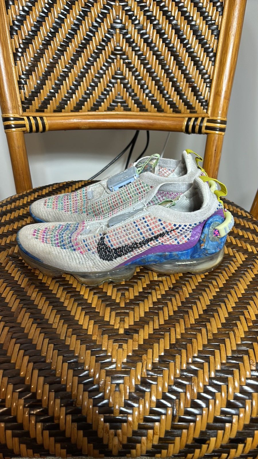 Nike Nike Air VaporMax 2020 Pure Platinum Multicolor Size US 7.5 / EU 40-41 - 3 Thumbnail