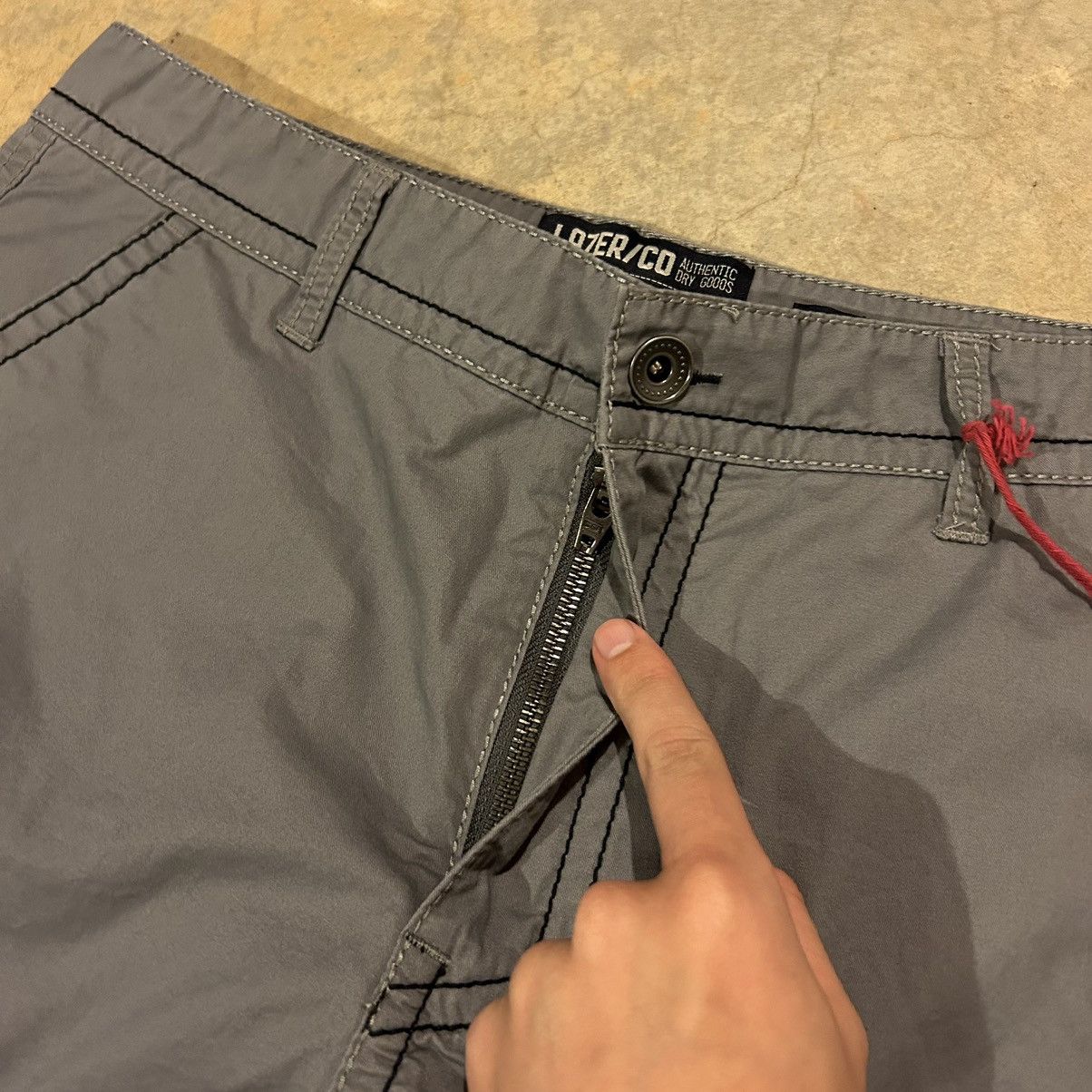 Affliction × Southpole × Vintage Crazy Vintage Y2K Affliction Style Sample Baggy Cargo Shorts Size US 33 - 7 Thumbnail