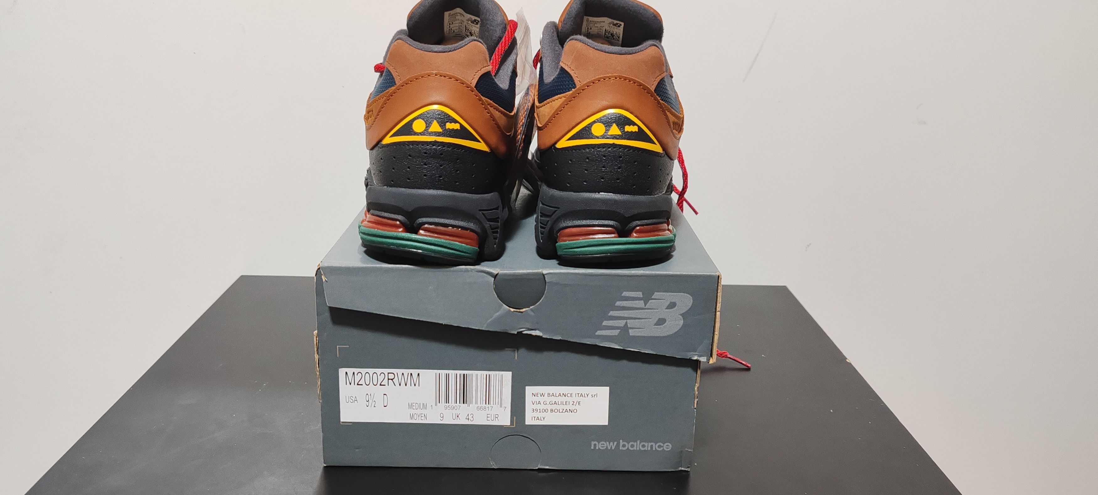 New Balance New Balance 2002 R Pack Baskets En Cuir Marron Tg: 43 Size US 10 / EU 43 - 3 Thumbnail