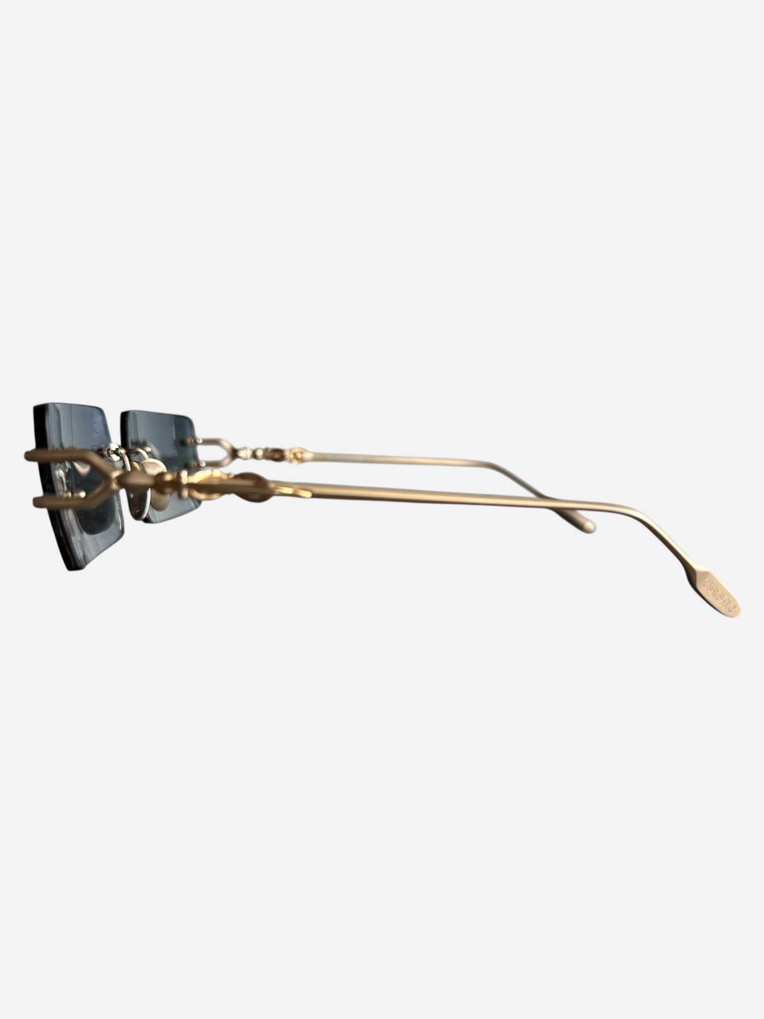 Chrome Hearts Chrome Hearts Gold Lordie Sunglasses Size ONE SIZE - 3 Thumbnail