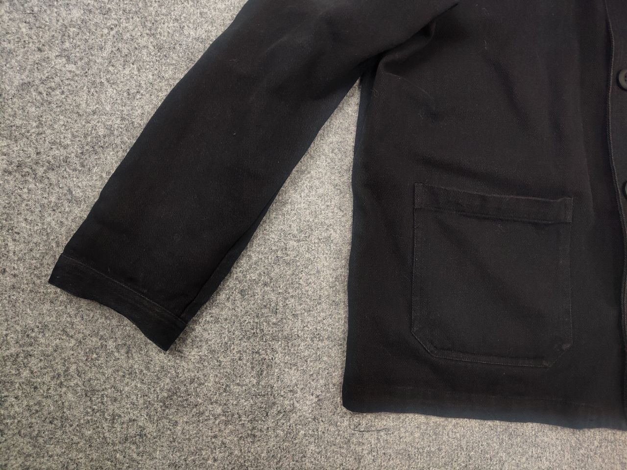 Vintage Vintage French Chore Moleskin Wolf Clothing Worker Jacket Size US XL / EU 56 / 4 - 11 Thumbnail