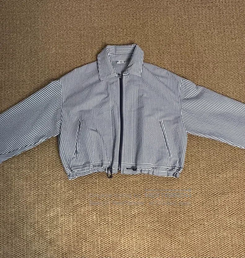 Hermes Hermes Striped Lapel Casual Beach Jacket, Women's Size XXS / US 00 / IT 34 - 1 Thumbnail