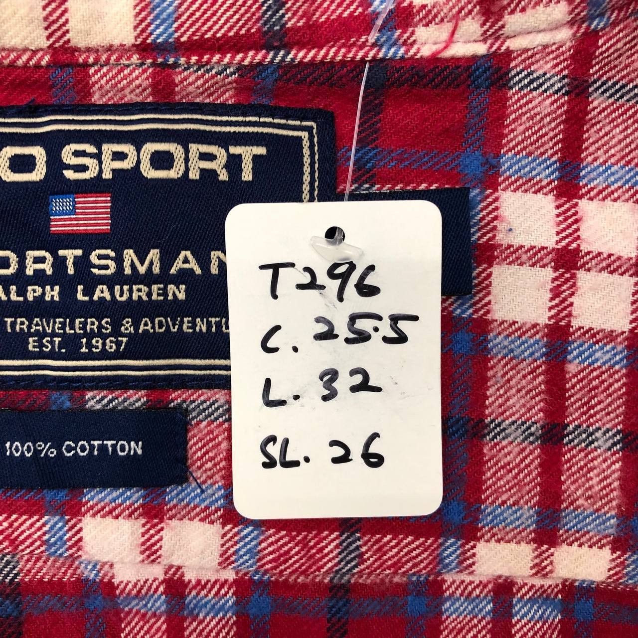 Polo Ralph Lauren × Vintage T296 VTG POLO SPORT RALPH LAUREN SPORTMAN FLANNEL SHIRTS Size US L / EU 52-54 / 3 - 8 Thumbnail