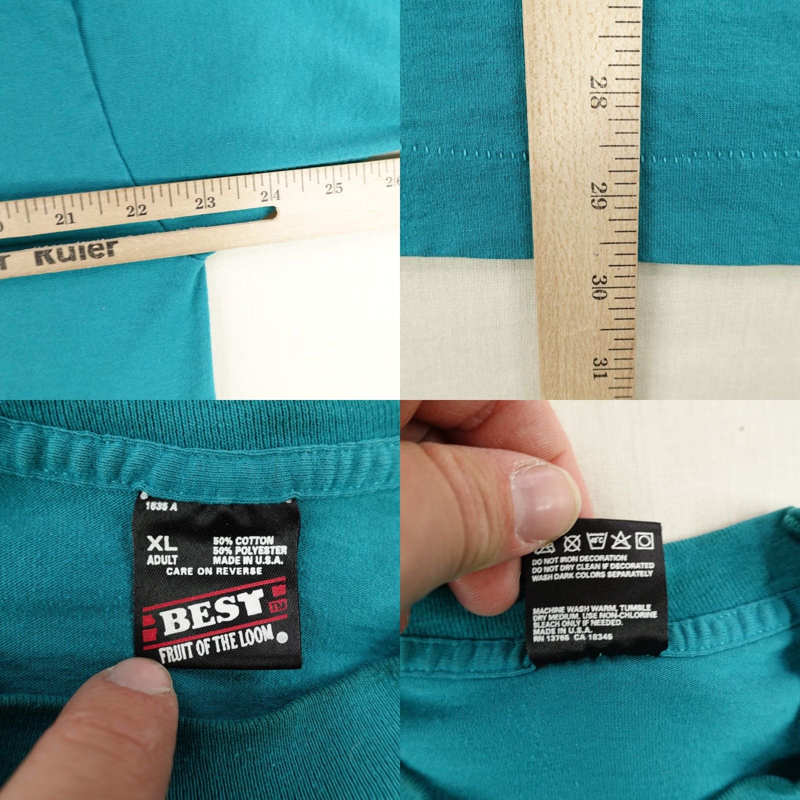 Fruit Of The Loom **Vintage Oklahoma Shirt Mens 90s Blue XL** User: Vintage Oklahoma Shirt Mens Blue 90s XL Size US XS / EU 42 / 0 - 8 Thumbnail