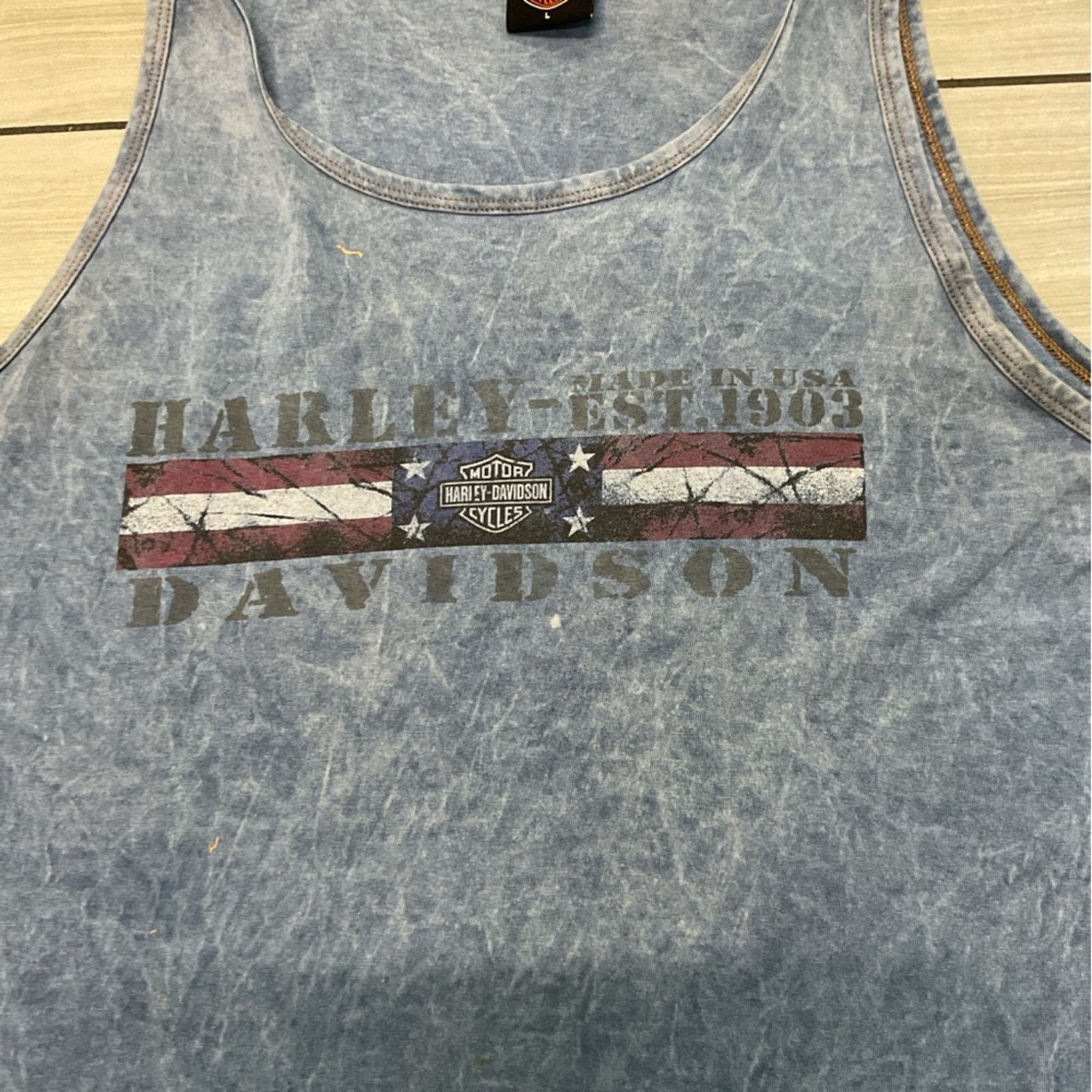 Harley Davidson Vintage 90’s Harley Davidson Temple, Texas Tank Top Size US L / EU 52-54 / 3 - 6 Thumbnail