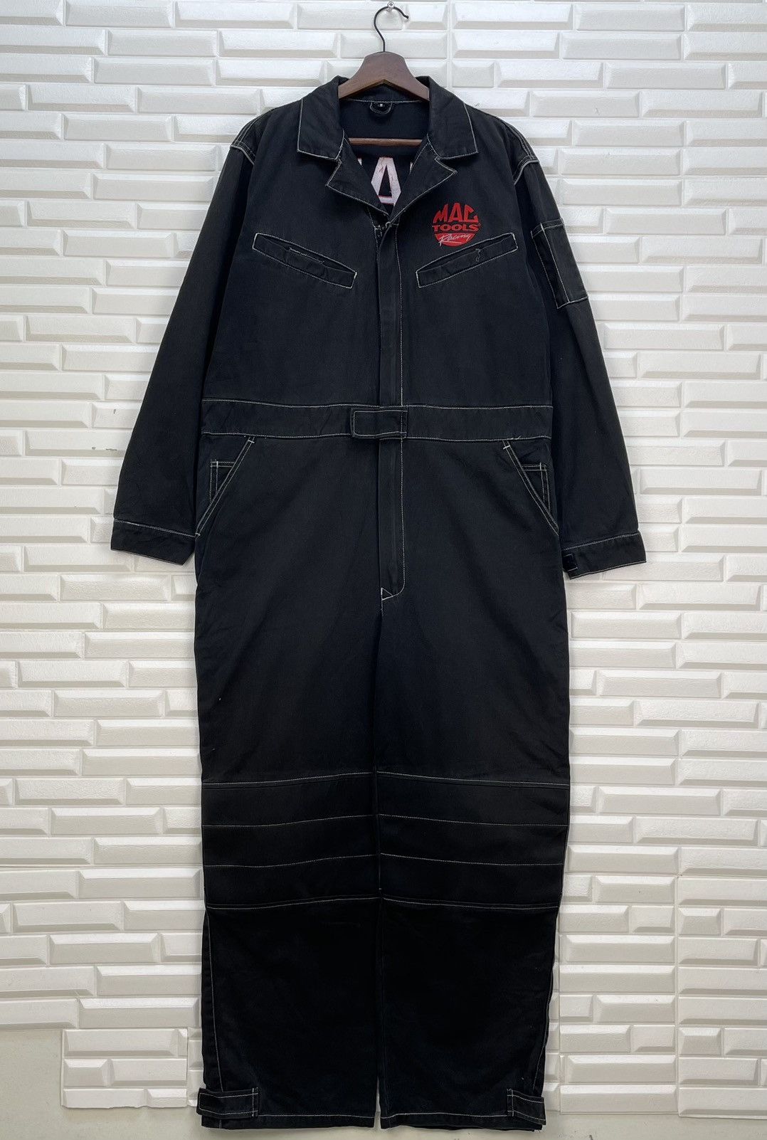 Sports Specialties × Vintage Vtg Overall Jumpsuit Worker Embroidery Logo Size US 42 / EU 58 - 2 Thumbnail