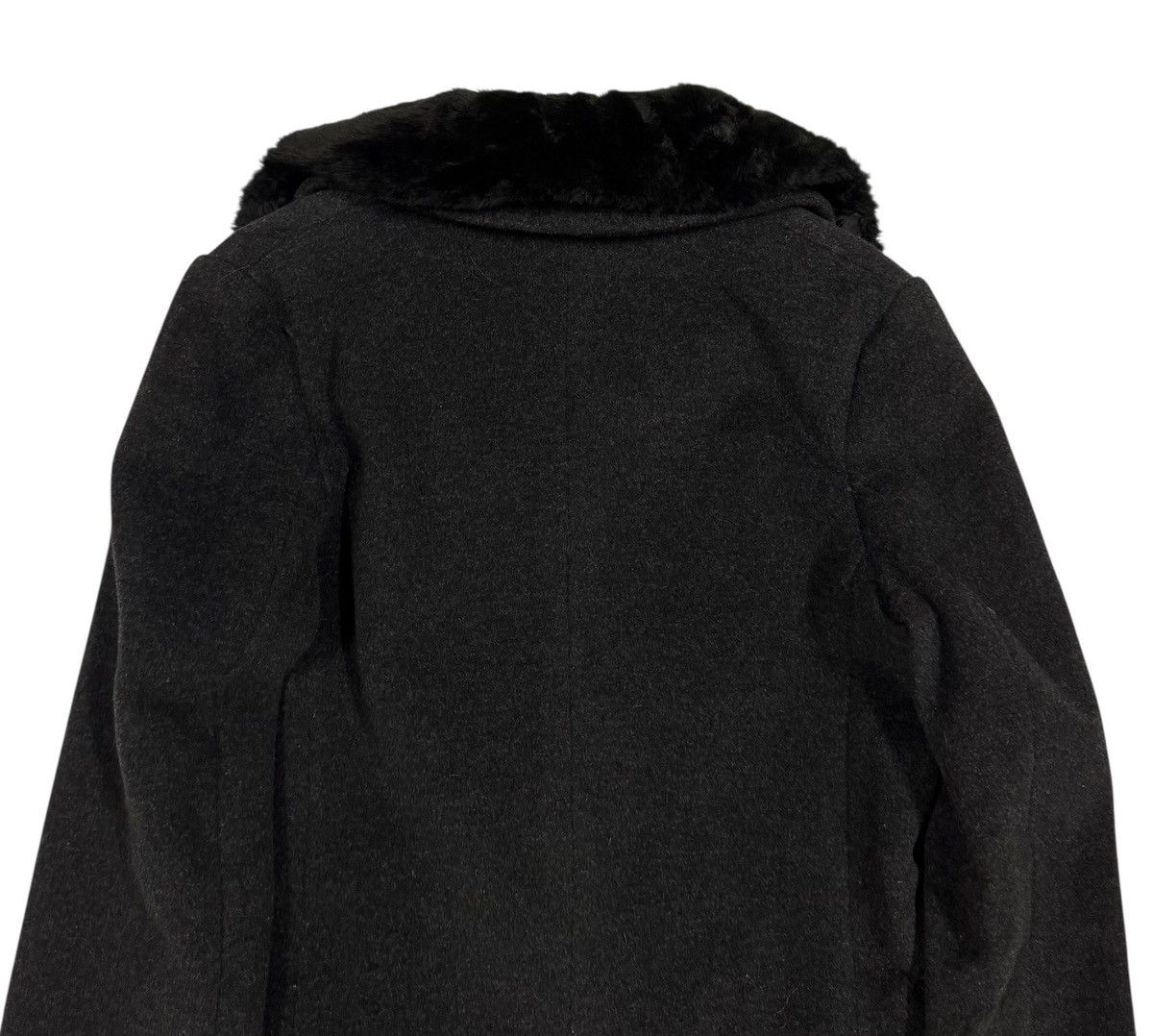 Maison Margiela Max&co Classic Faux Fur Collared Wool Long Jacket Size US M / EU 48-50 / 2 - 12 Thumbnail