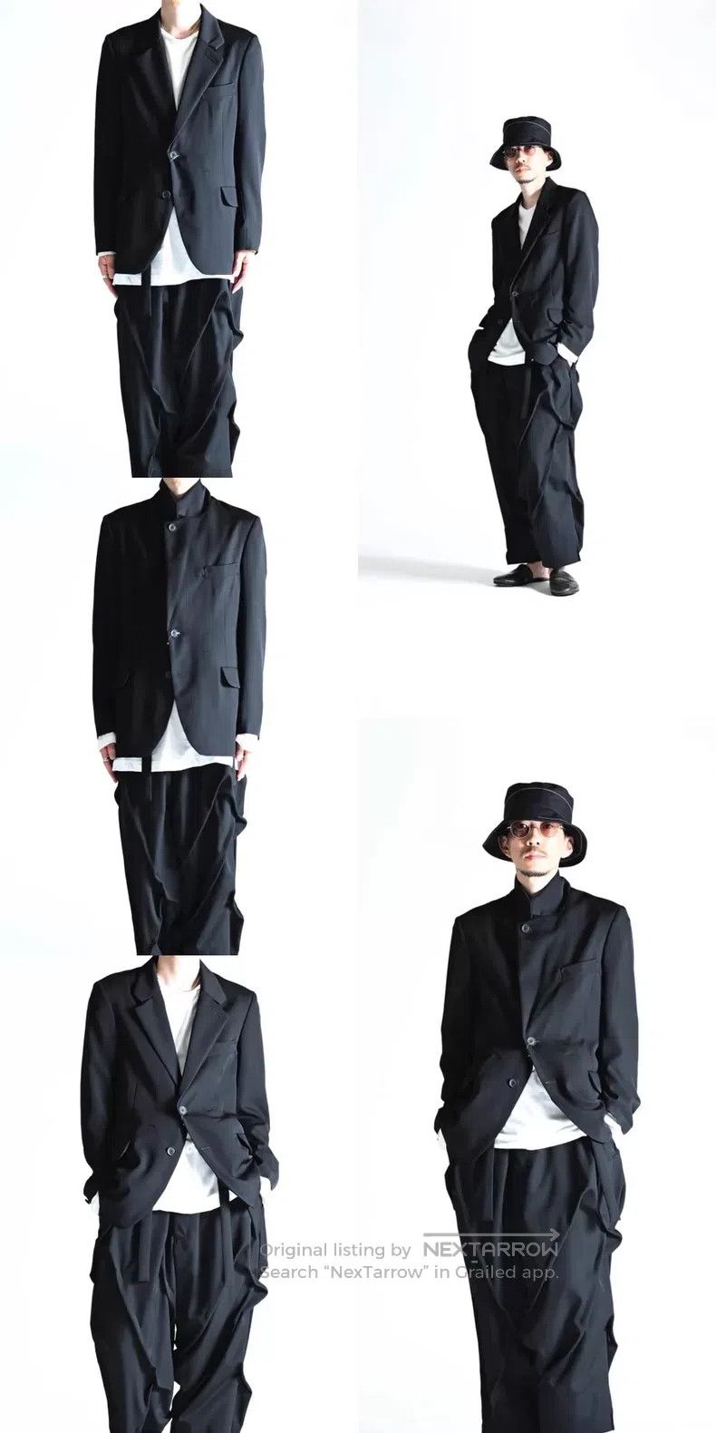 Yohji Yamamoto Yohji Yamamoto 19AW Mafia-style tie-up jacket| Size US L / EU 52-54 / 3 - 4 Thumbnail