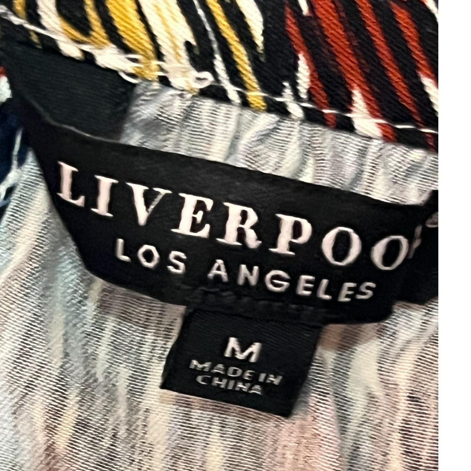 Other Liverpool Los Angeles Arrow Ikat Sleeveless High Neck Blouse Size M / US 6-8 / IT 42-44 - 3 Thumbnail