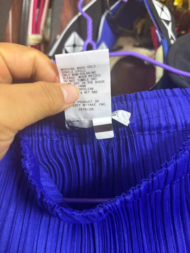Issey Miyake issey miyake size:2 Blue pleated pants 2506-Nextarrow Size 42" / US 20 - 3 Thumbnail