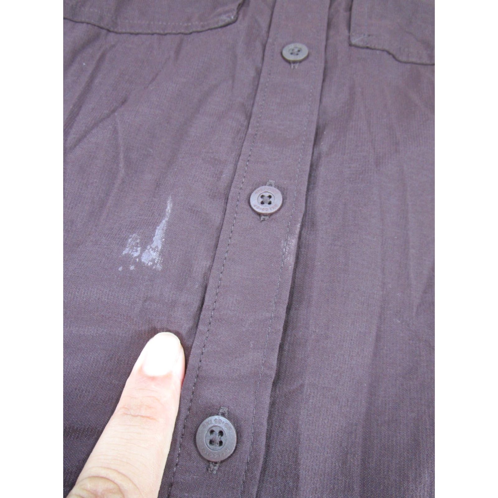 Vintage VINTAGE Rei Co-Op Shirt Womens XS Burgundy Red Button Up Casual stain Size XS / US 0-2 / IT 36-38 - 2 Thumbnail