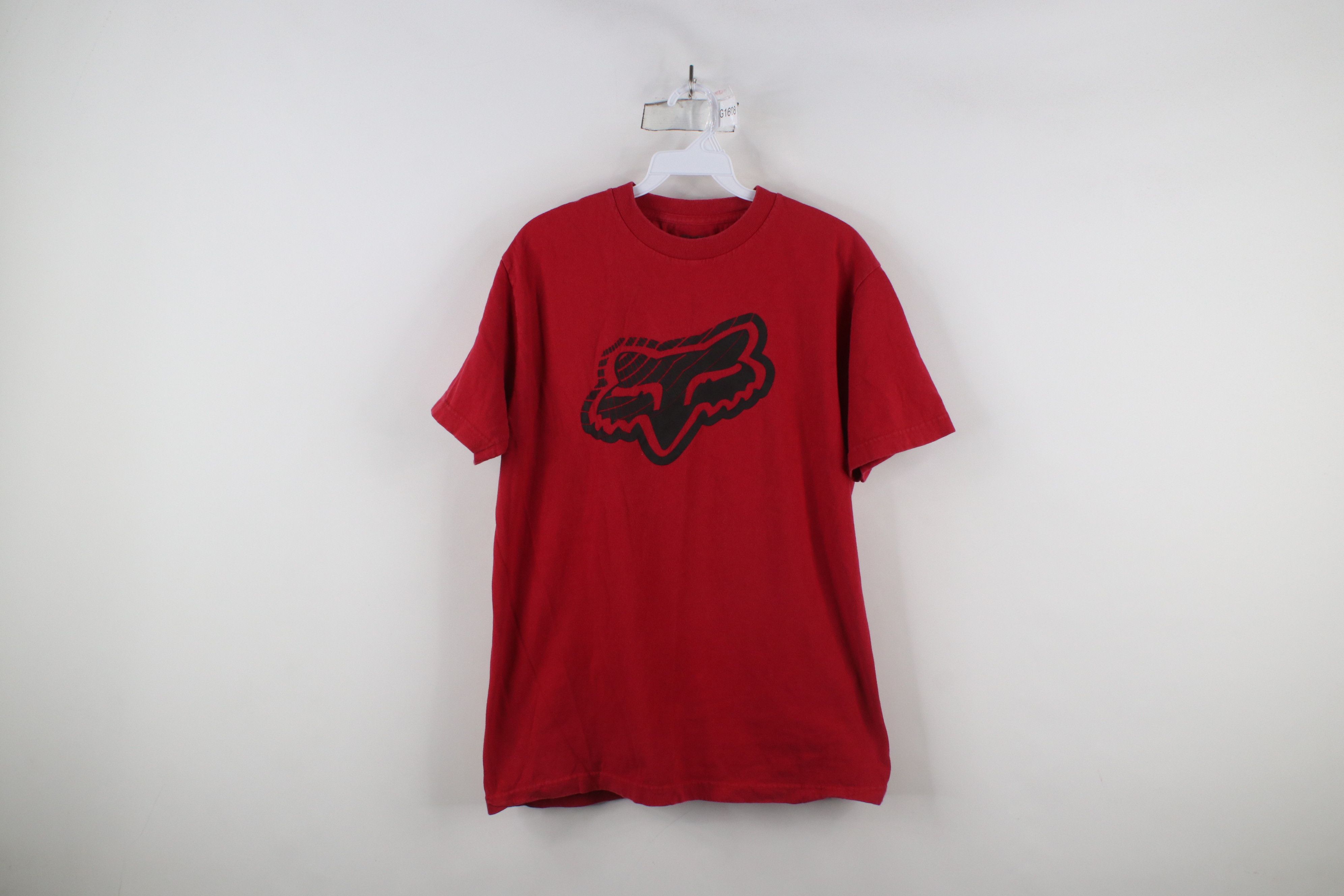 Fox Racing × Vintage Vintage Fox Racing Big Logo Short Sleeve T-Shirt Red Cotton Size US M / EU 48-50 / 2 - 1 Thumbnail