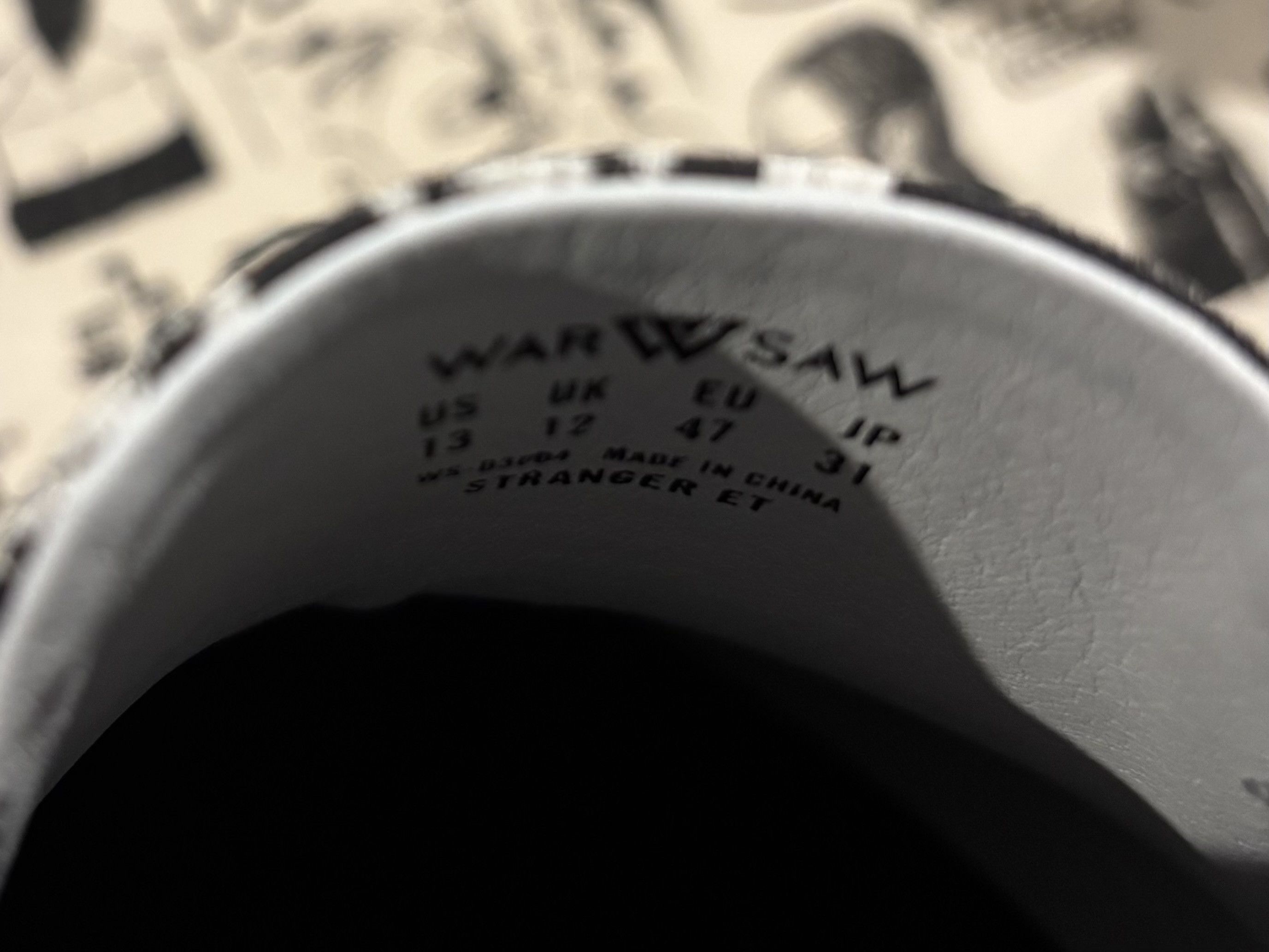 Other WAR SAW LTD Ed Templeton STRANGER Slip-On *LIMITED TO 50* Size US 13 / EU 46 - 8 Thumbnail