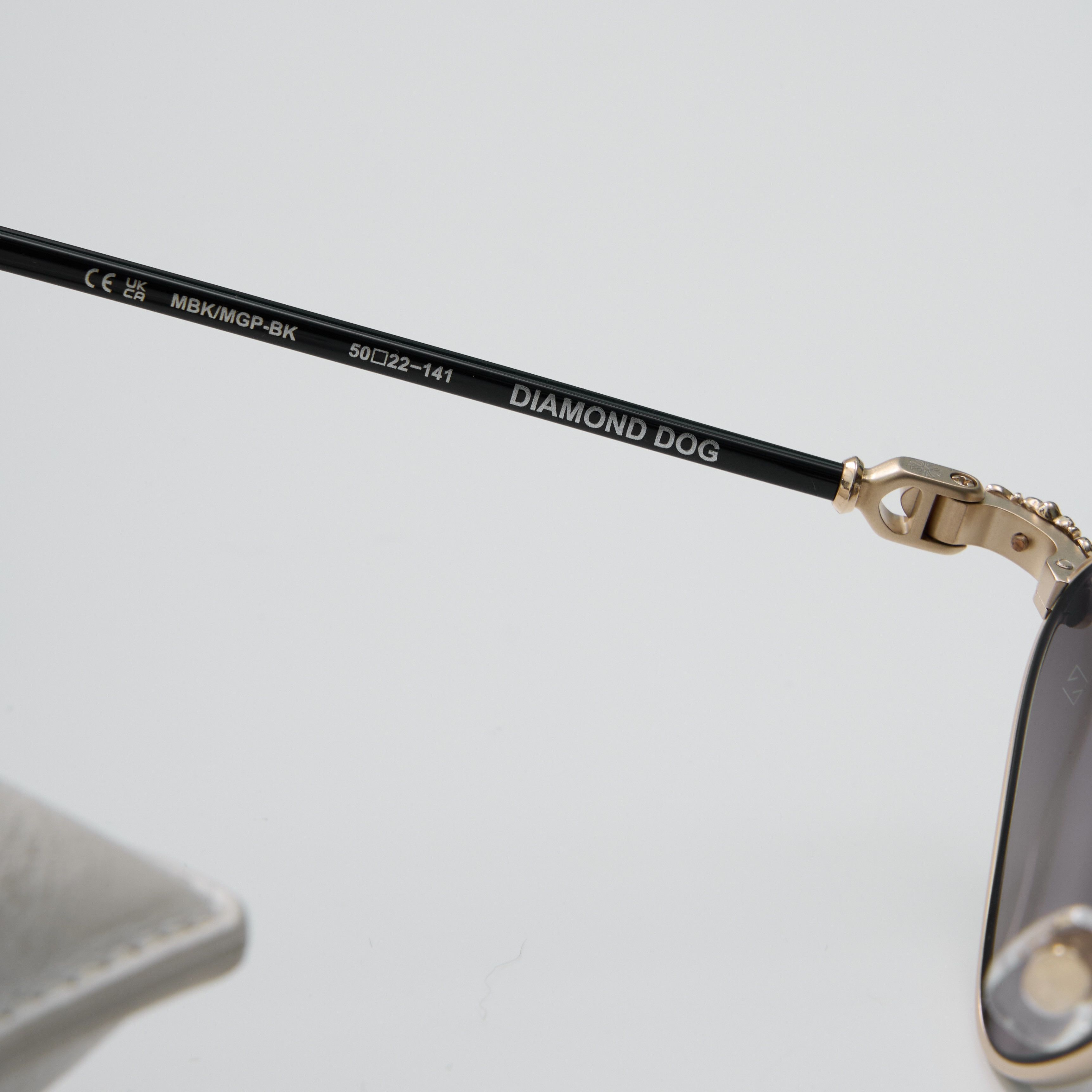Chrome Hearts CHROME HEARTS DIAMOND DOG Matte Black/Matte Gold PlatedBlack Size ONE SIZE - 6 Thumbnail