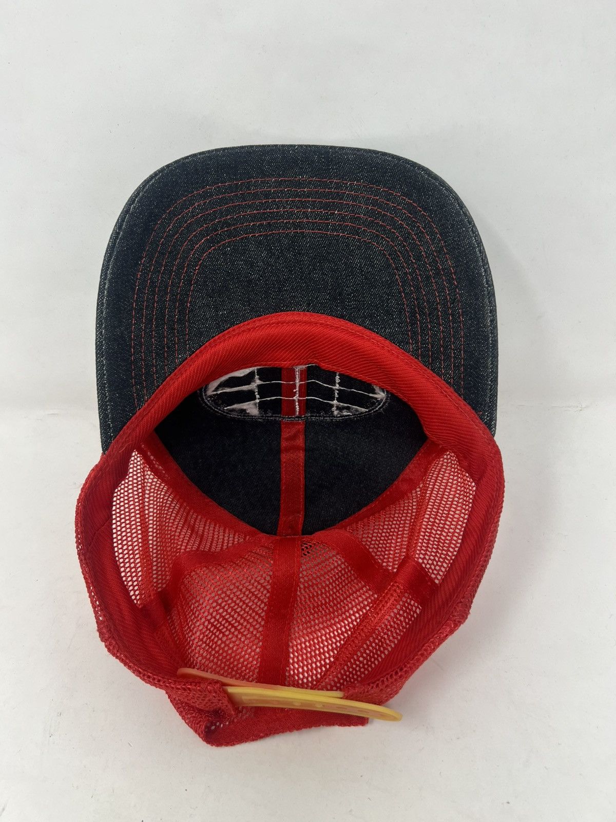 Japanese Brand Winner Motorization Heavy Road Chain Trucker Hat Cap Size ONE SIZE - 7 Thumbnail
