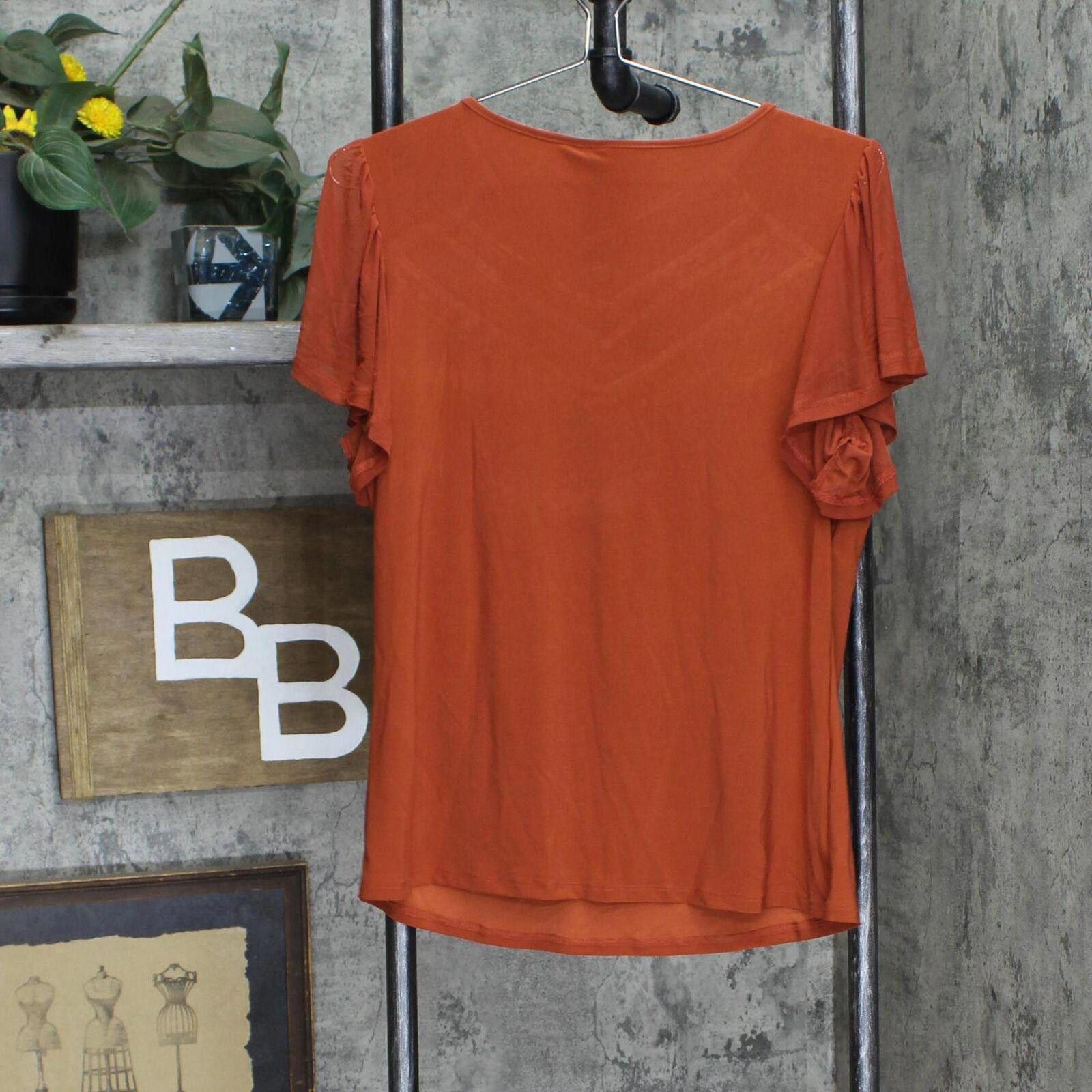 Other NWT Ny Collection Sleeve Top PITU0042 PS Bossanova Orange Size S / US 4 / IT 40 - 2 Thumbnail