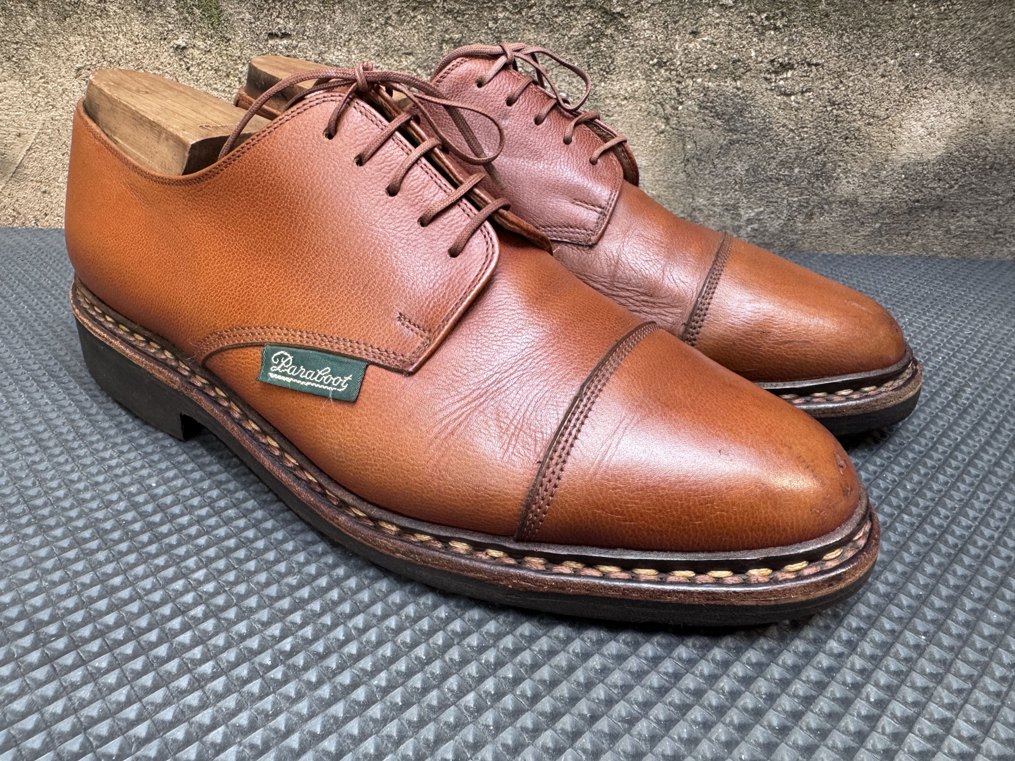Paraboot Paraboot Azay Griff II Brown Leather Oxford Cap Toe Size US 10.5 / EU 43-44 - 5 Thumbnail