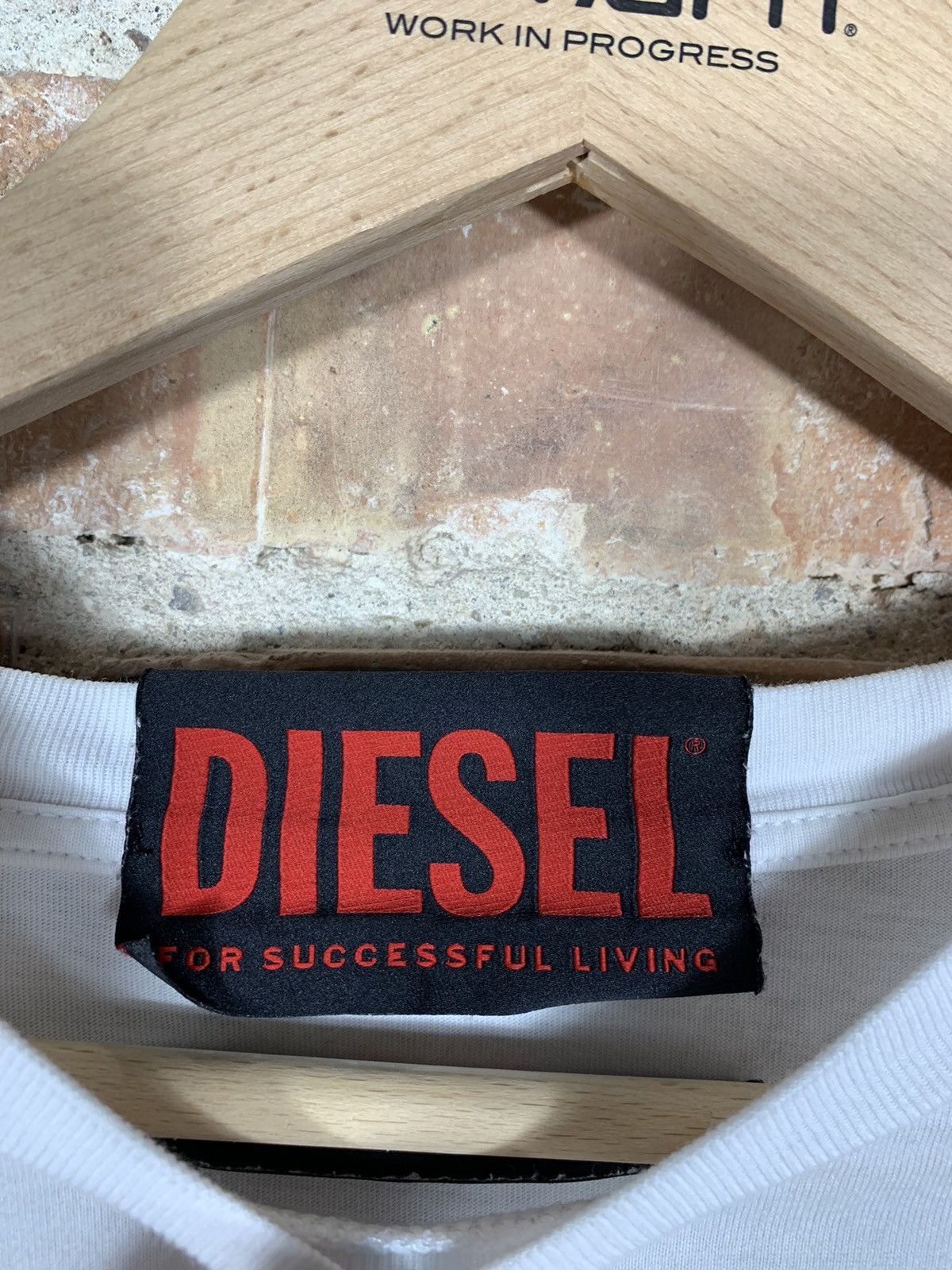 Diesel × Vintage Diesel La casa de papel avant garde longsleeve t shirt tee Size US L / EU 52-54 / 3 - 10 Thumbnail