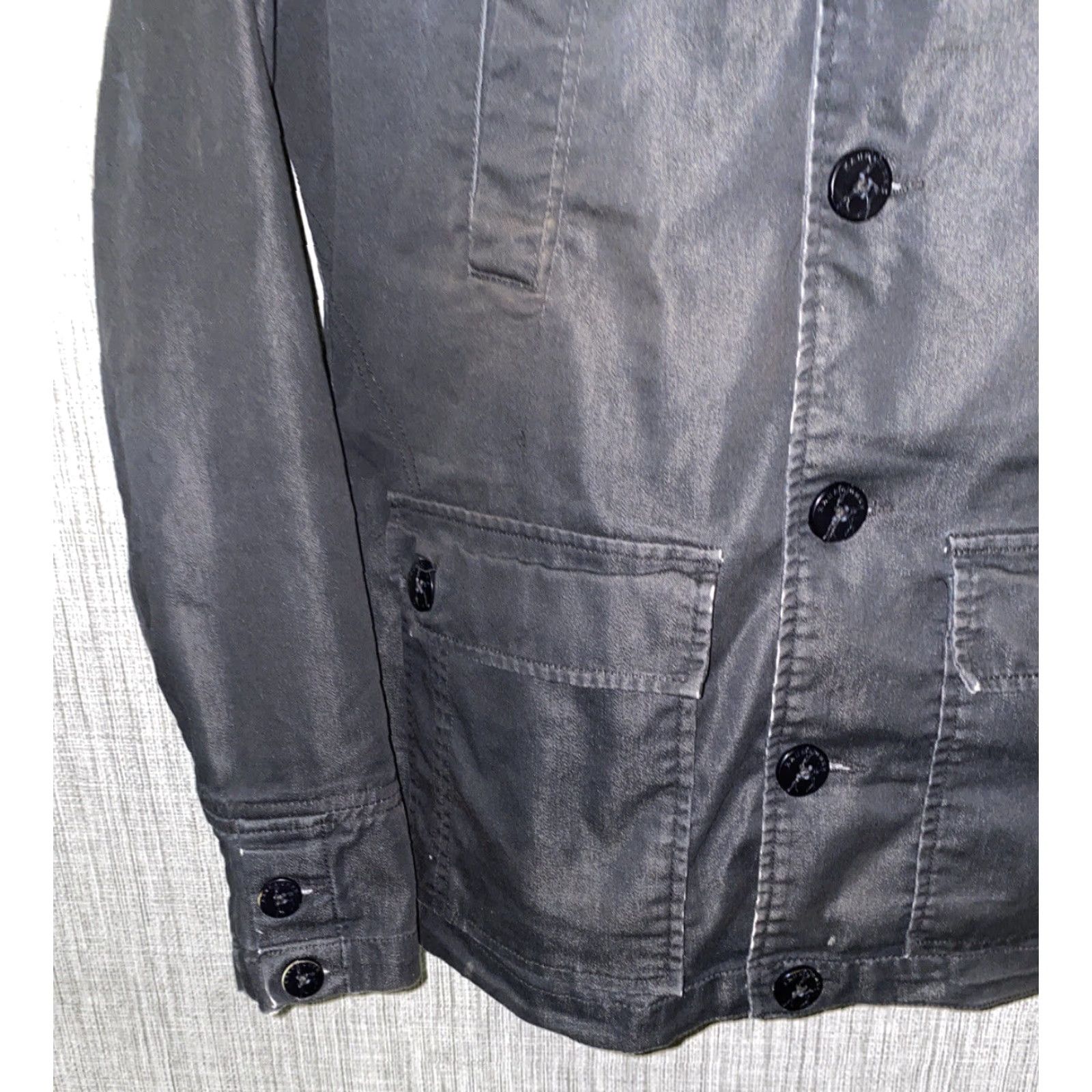 Vintage VINTAGE Kane And Unke Jacket Women's Black Button Front Multi Pocket Size M Size M / US 6-8 / IT 42-44 - 4 Thumbnail