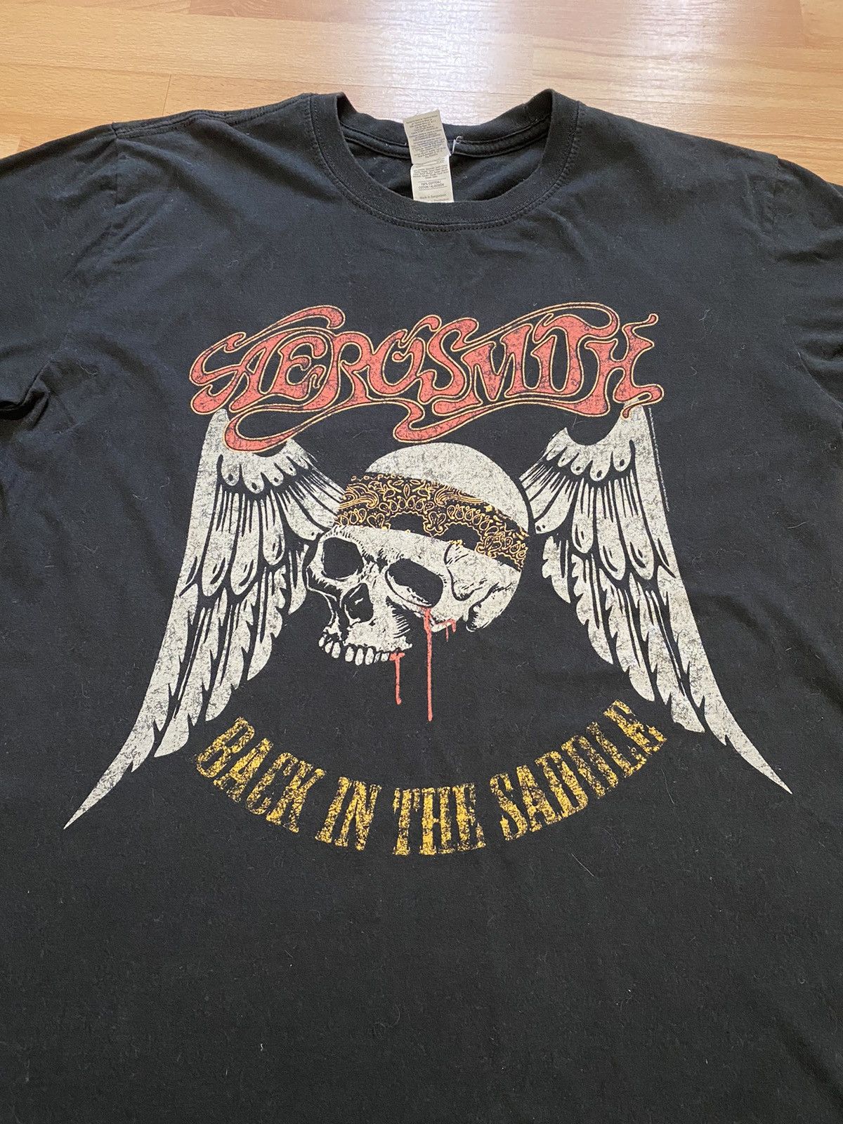 Designer Authentic Lauren Moshi AEROSMITH Skull graphic t shirt S Size US M / EU 48-50 / 2 - 2 Thumbnail