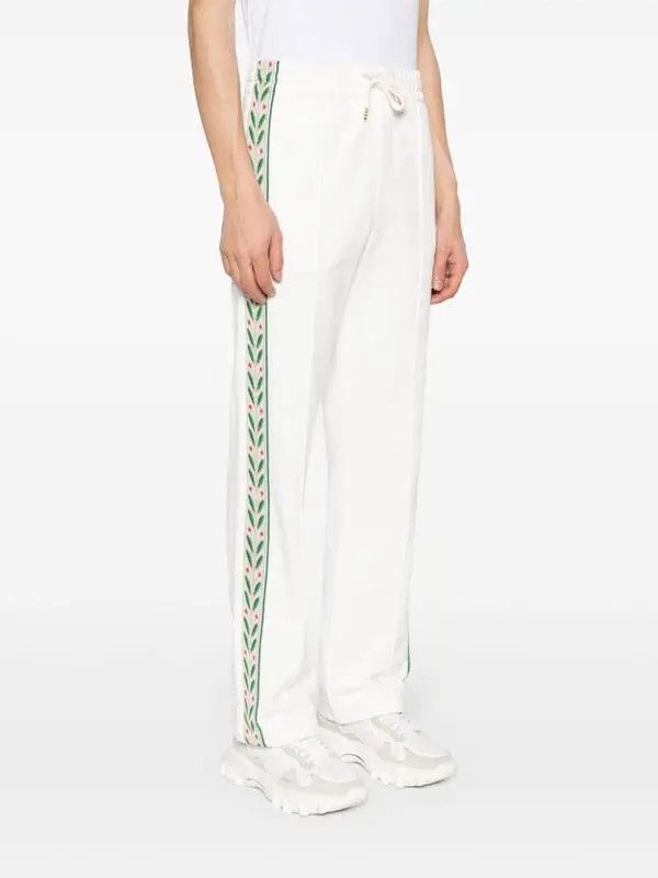 Casablanca o1mle0326 Laurel Track Pant in White Size US 38 / EU 54 - 3 Thumbnail
