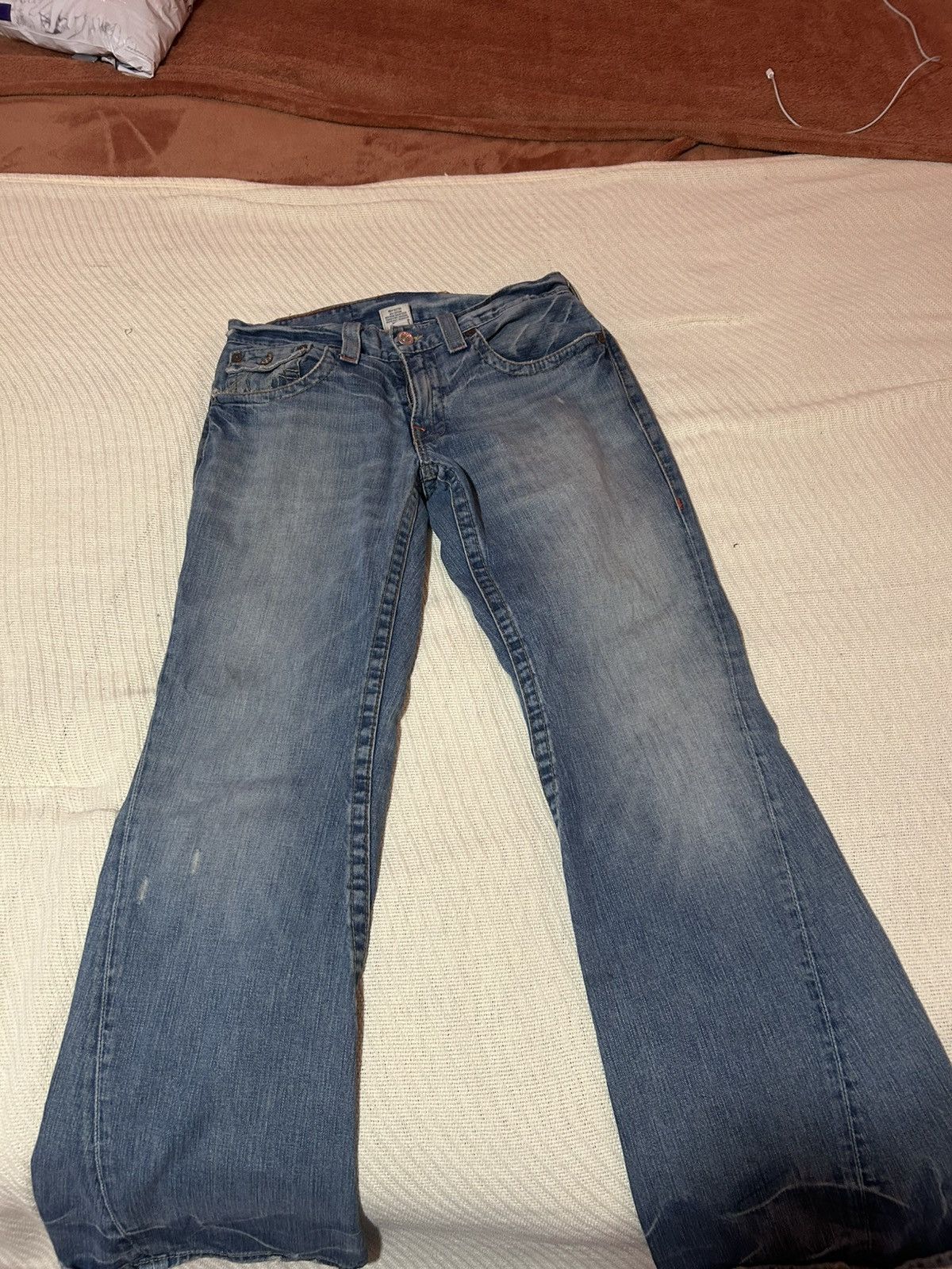 True Religion × Vintage True Religion bell bottom jeans y2k Size US 34 / EU 50 - 1 Thumbnail