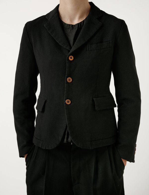 CDG by Comme des Garcons o1mle0824 Collarless Jackets in Black Size S / US 4 / IT 40 - 5 Thumbnail