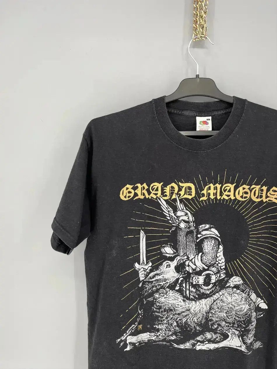 Band Tees Vintage Y2K Grand Magus Metal Band Grunge Faded Double Sided Size US M / EU 48-50 / 2 - 4 Thumbnail