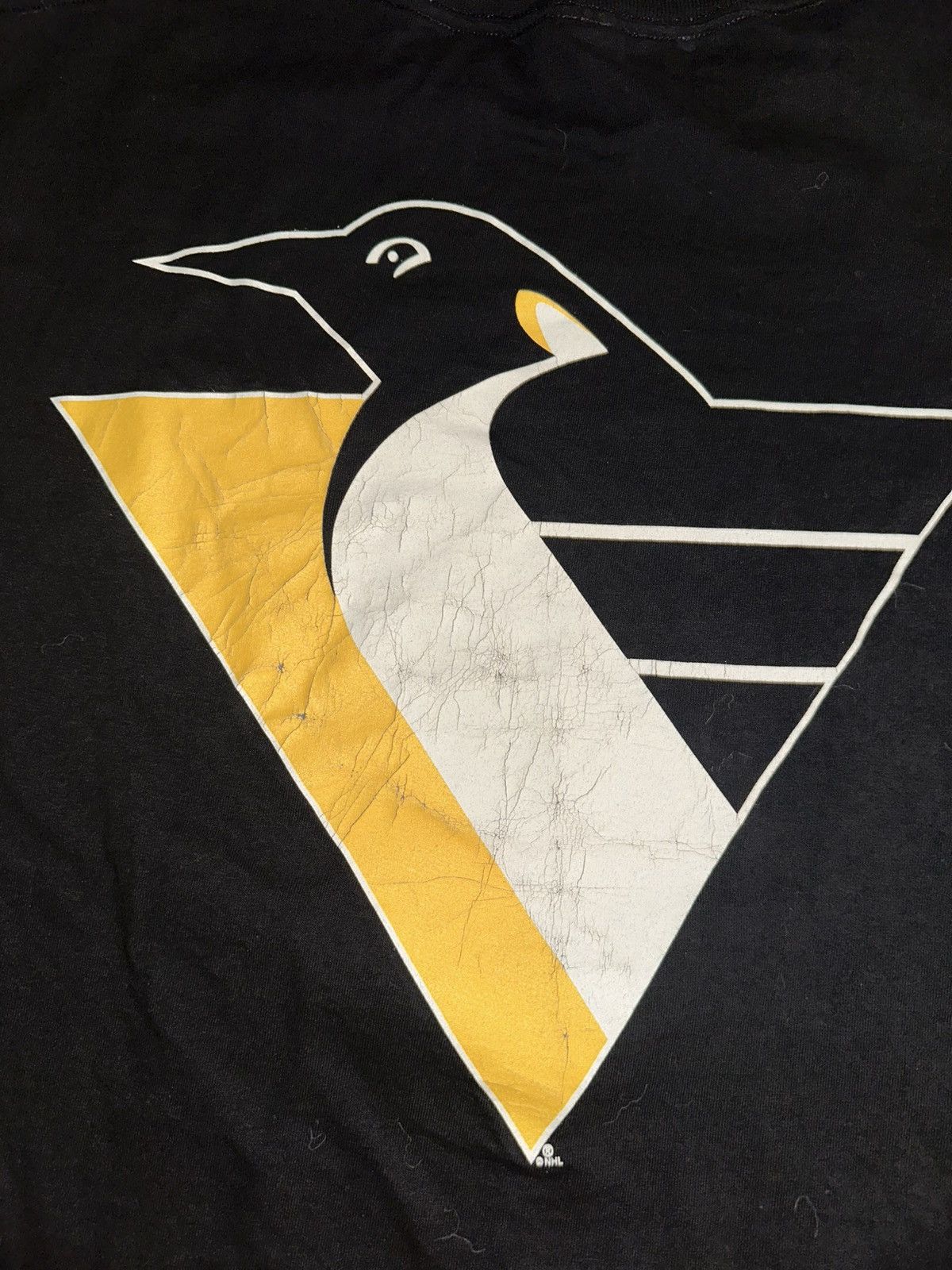 NHL × Starter × Vintage Vintage Pittsburgh Penguins NHL Starter T-Shirt Size US XXL / EU 58 / 5 - 4 Thumbnail