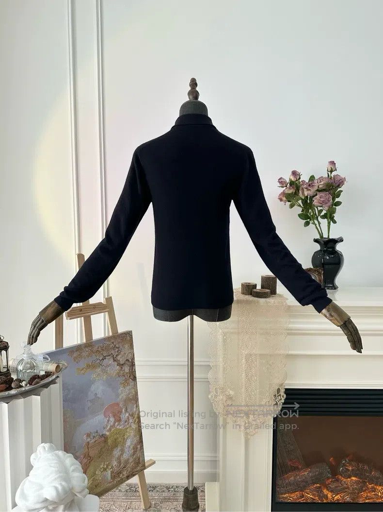 Hermes Hermes Margiela period women's cashmere leisure long-sleev Size M / US 6-8 / IT 42-44 - 2 Thumbnail