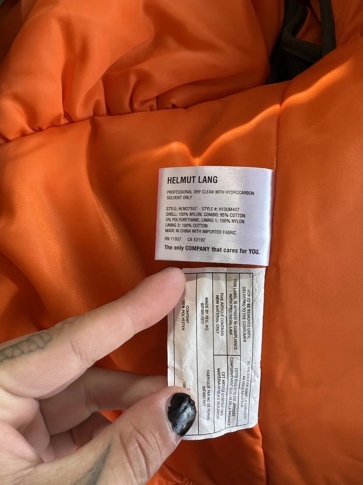 Helmut Lang SS18 Helmut Lang x Shayne Oliver 4 Arm Bomber Size US XS / EU 42 / 0 - 12 Thumbnail