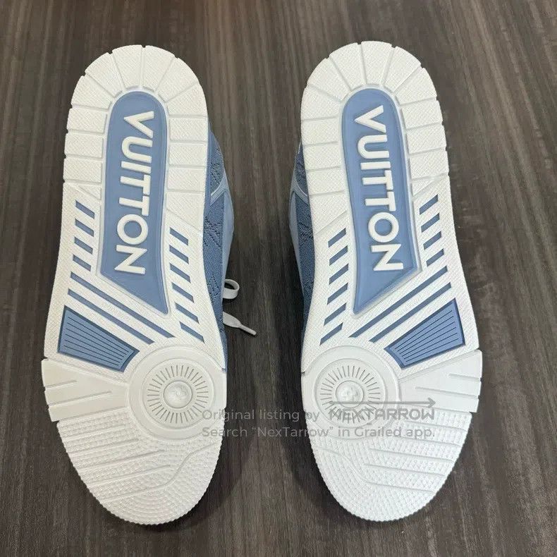 Louis Vuitton Louis Vuitton Trainer Blue Velcro shoes Size US 8.5 / EU 41-42 - 9 Thumbnail