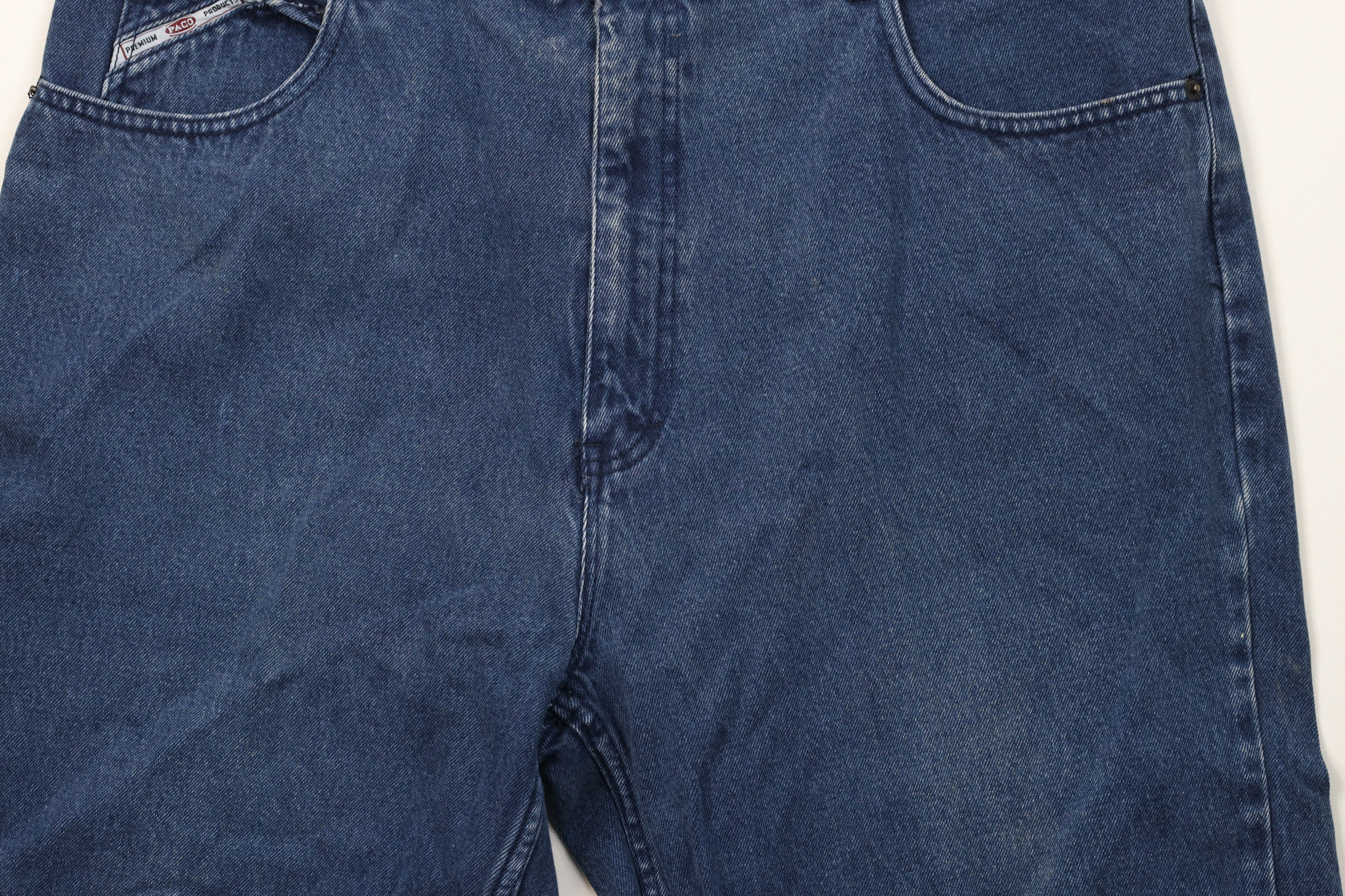 Vintage Vintage 90s Streetwear Fit Hip Hop Denim Jean Shorts Blue Size US 38 / EU 54 - 3 Thumbnail