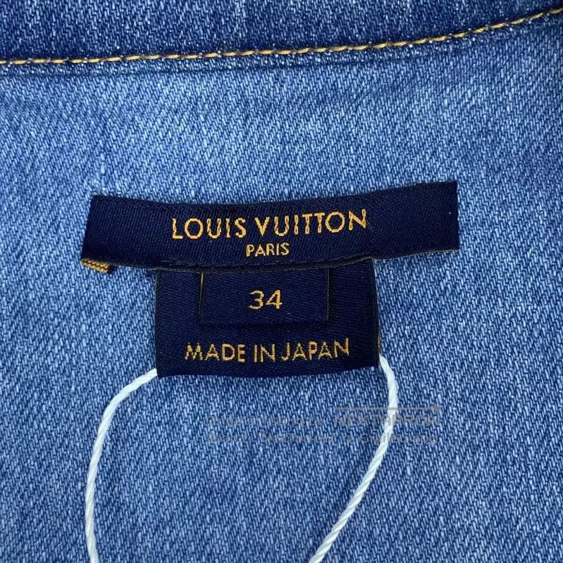 Louis Vuitton Louis Vuitton Blue Cotton Women's Jacket . Size XXS / US 00 / IT 34 - 5 Thumbnail