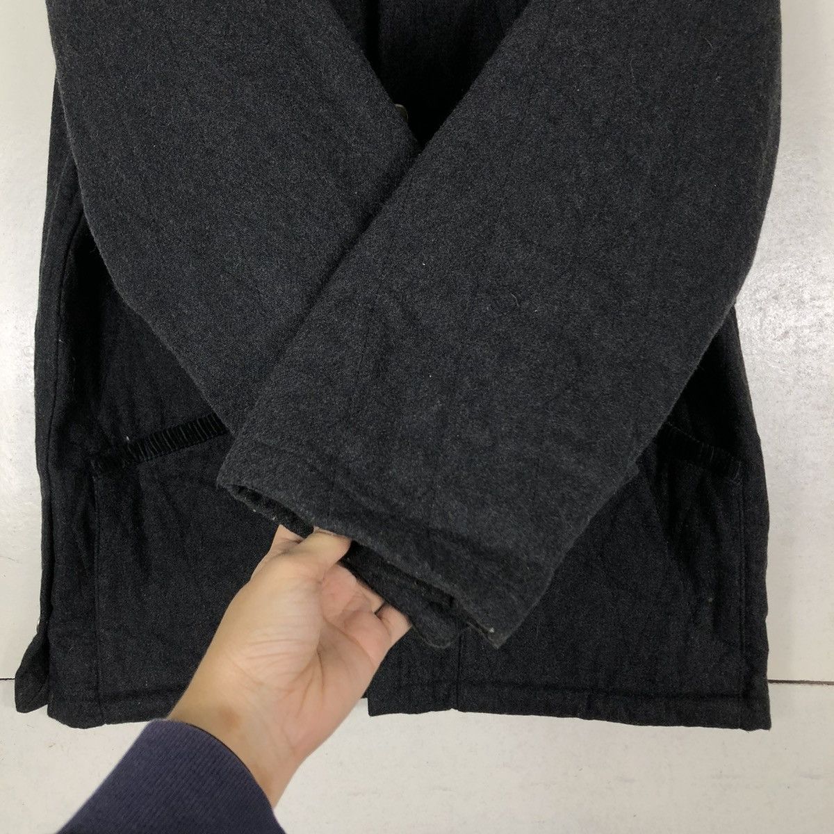 Japanese Brand 🔥VINTAGE QUILTED BUTTON JACKET PETER ELLIOT ISSEY MIYAKE Size US M / EU 48-50 / 2 - 15 Thumbnail