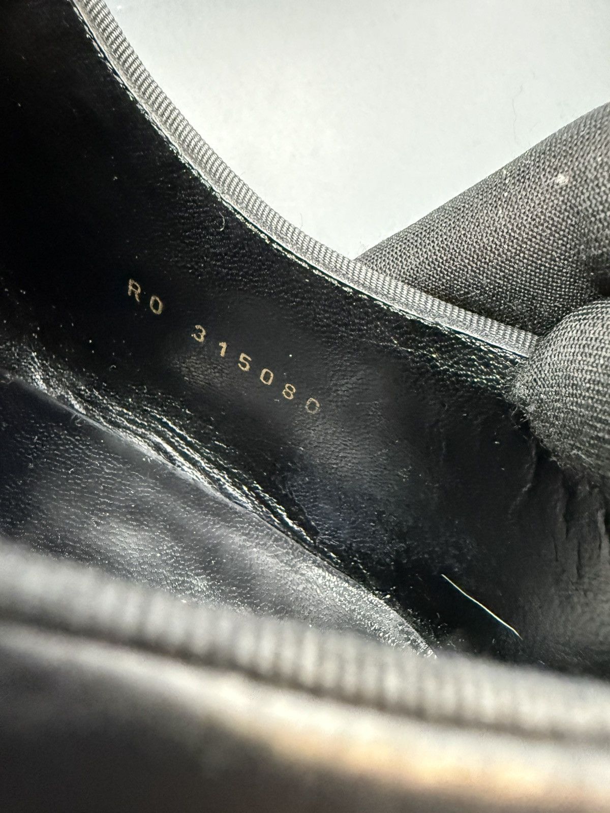 Saint Laurent Paris SAINT LAURENT PARIS — Black Leather Derby | EU 44.5 Size US 11.5 / EU 44-45 - 16 Thumbnail