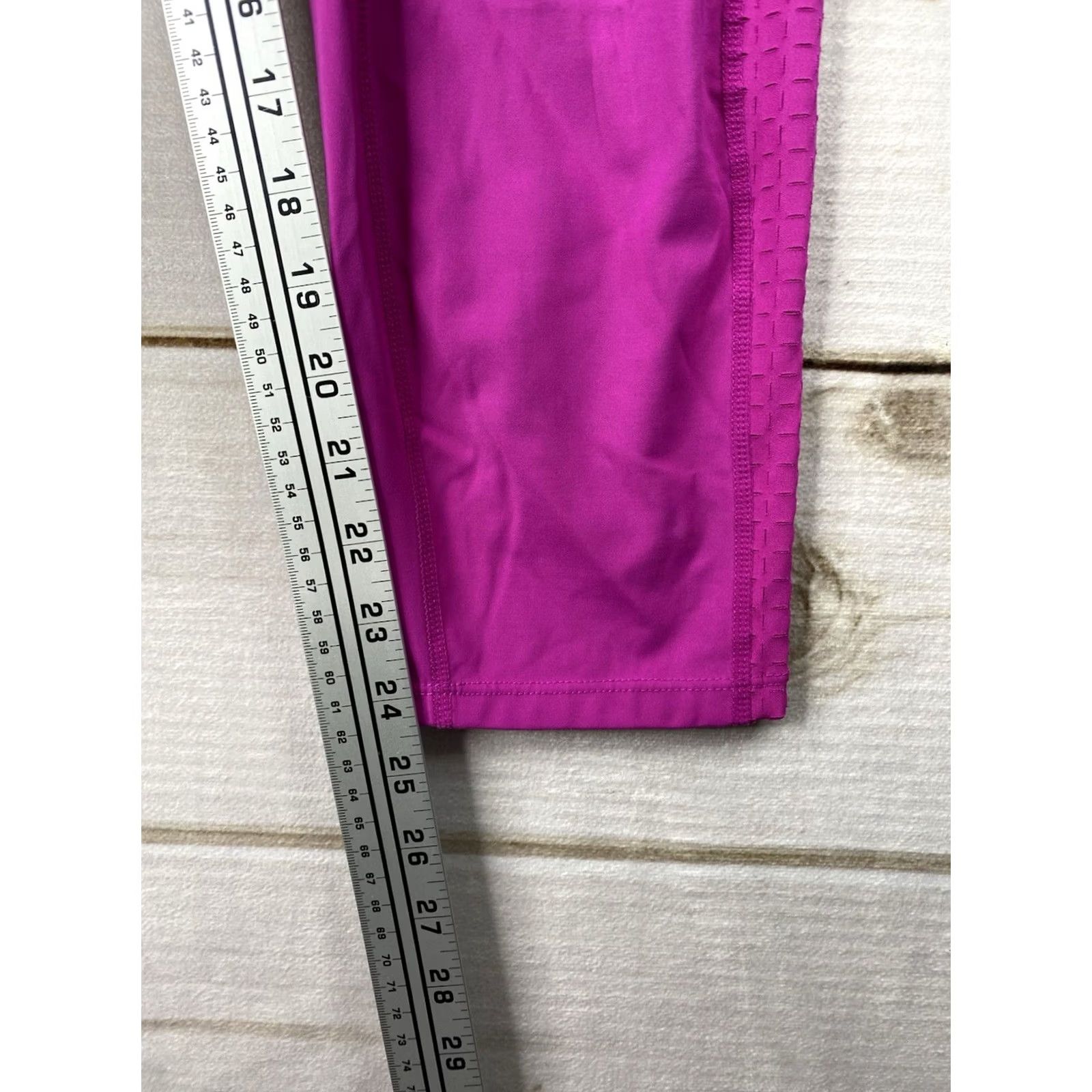 Avia Avia Leggings XL Pink High Rise Waist Phone Leg Pockets Stretch Yoga Athletic Womens Size 24" / US 00 / IT 34 - 6 Thumbnail