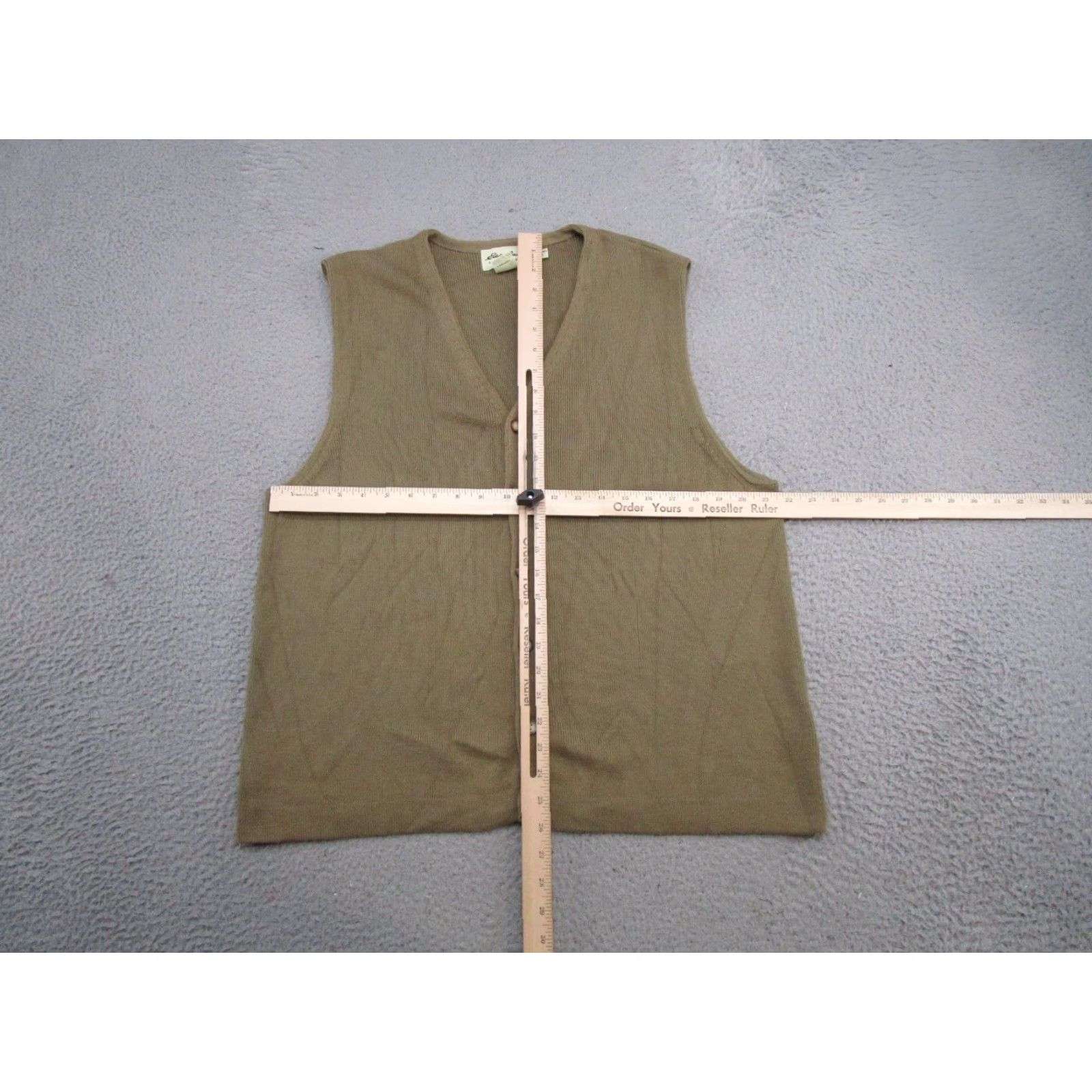 Eddie Bauer VINTAGE Eddie Bauer Mens Sweater Vest Shirt Sleeveless Button Up Knit V-Neck 90s Brown M Golf Preppy Mens Size US M / EU 48-50 / 2 - 3 Thumbnail