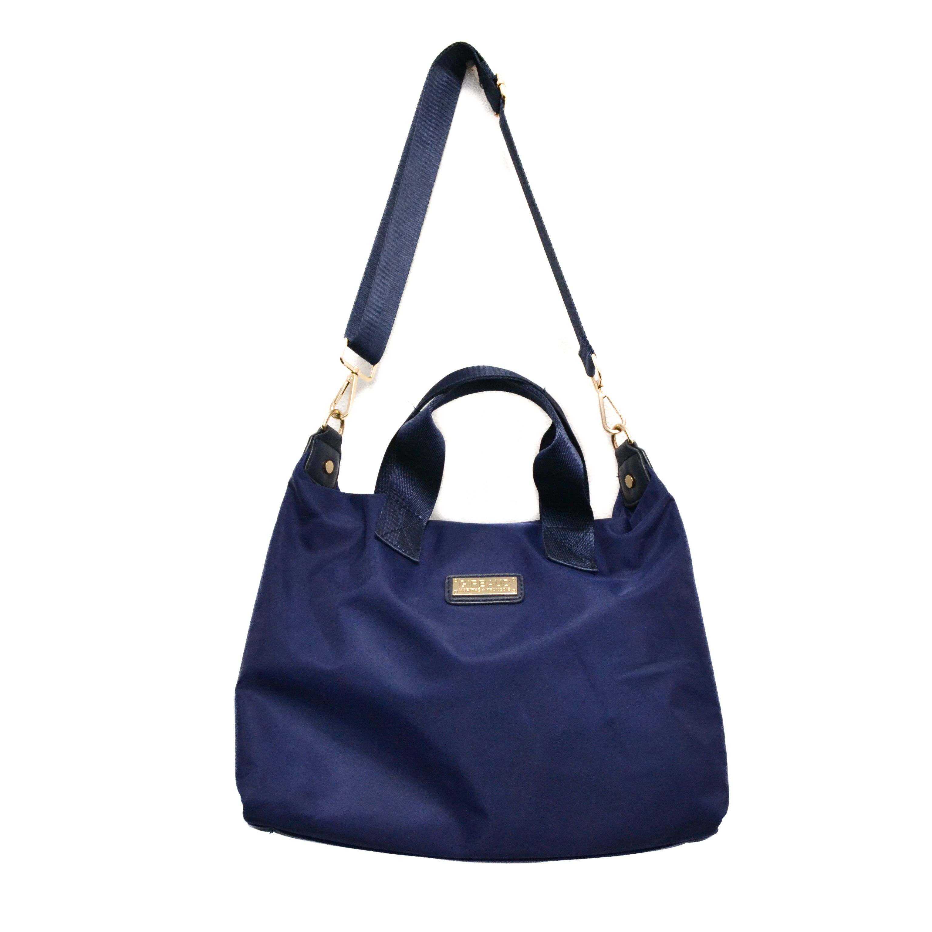 Marithe+Francois Girbaud Designer Blue Navy Nylon Bag