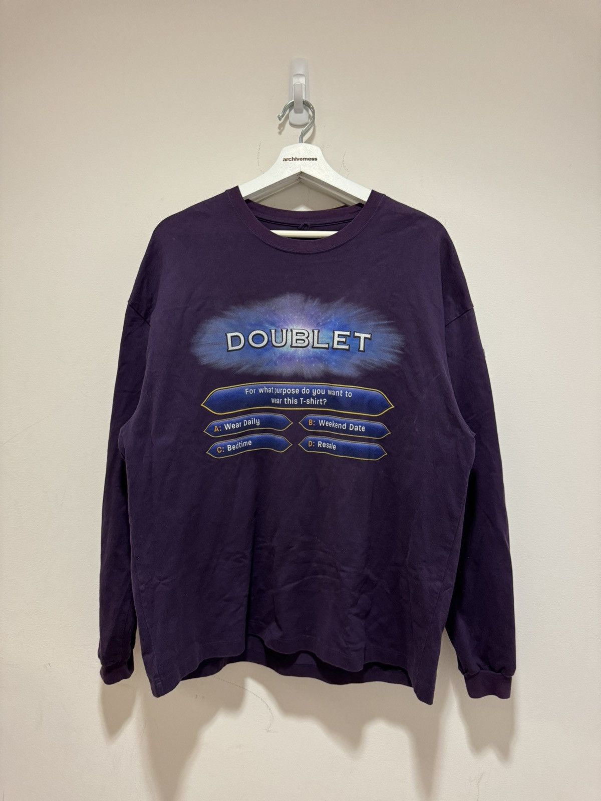 Doublet Doublet Fifty: FIF Long Sleeve Size US S / EU 44-46 / 1 - 1 Thumbnail