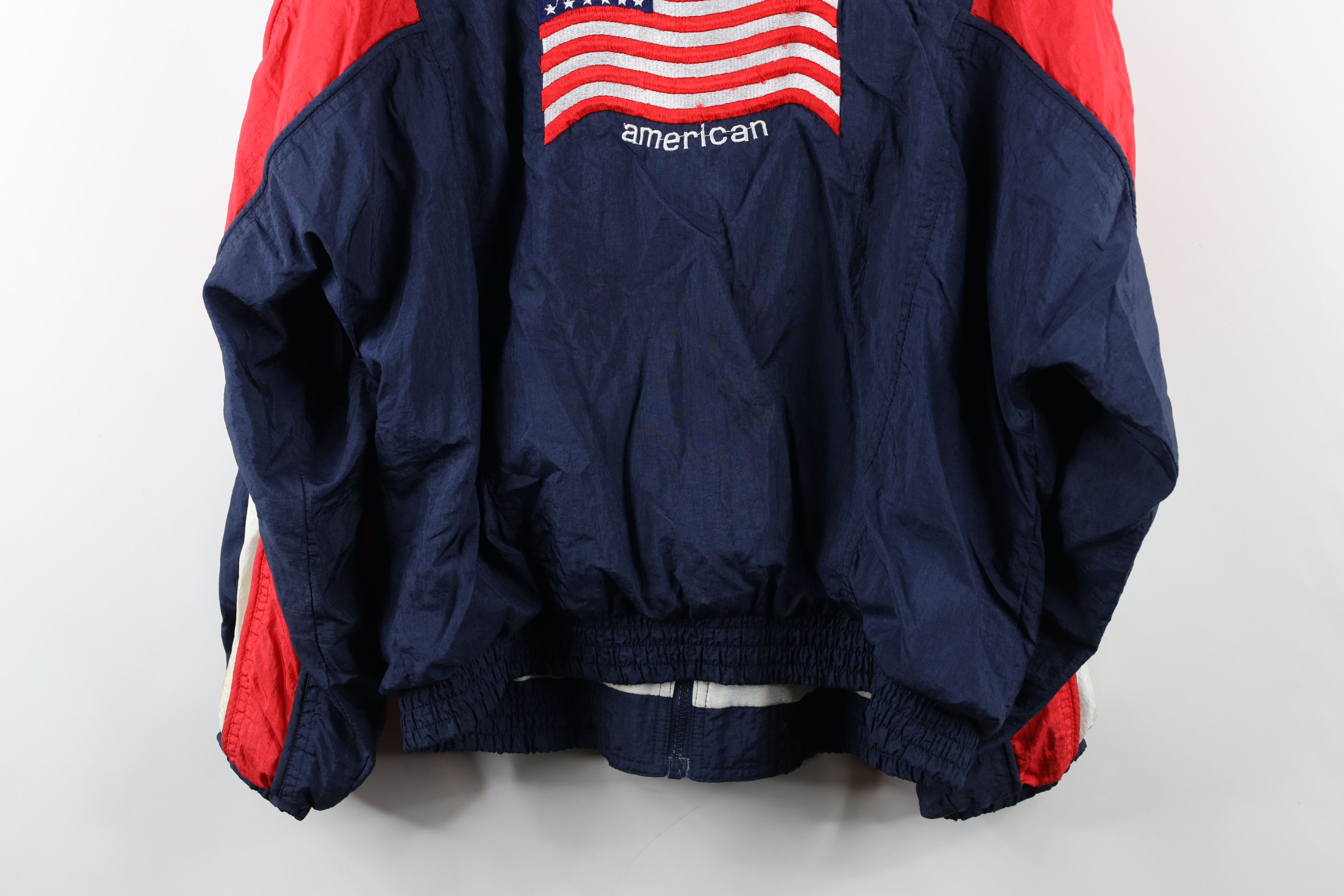 Vintage Vintage 90s Streetwear An American Lined Windbreaker Jacket Size US M / EU 48-50 / 2 - 15 Thumbnail